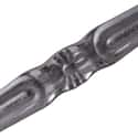 BARRA DE HIERRO FORJADO ESPIGA Y FLOR CENTRAL 14X14MM 1M - 7