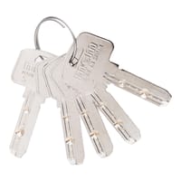 CILINDRO SEGURIDAD BOMBIN 33 X 33  MM. PUNTOS LEVA 15. MM. LATON SE MCM - 3