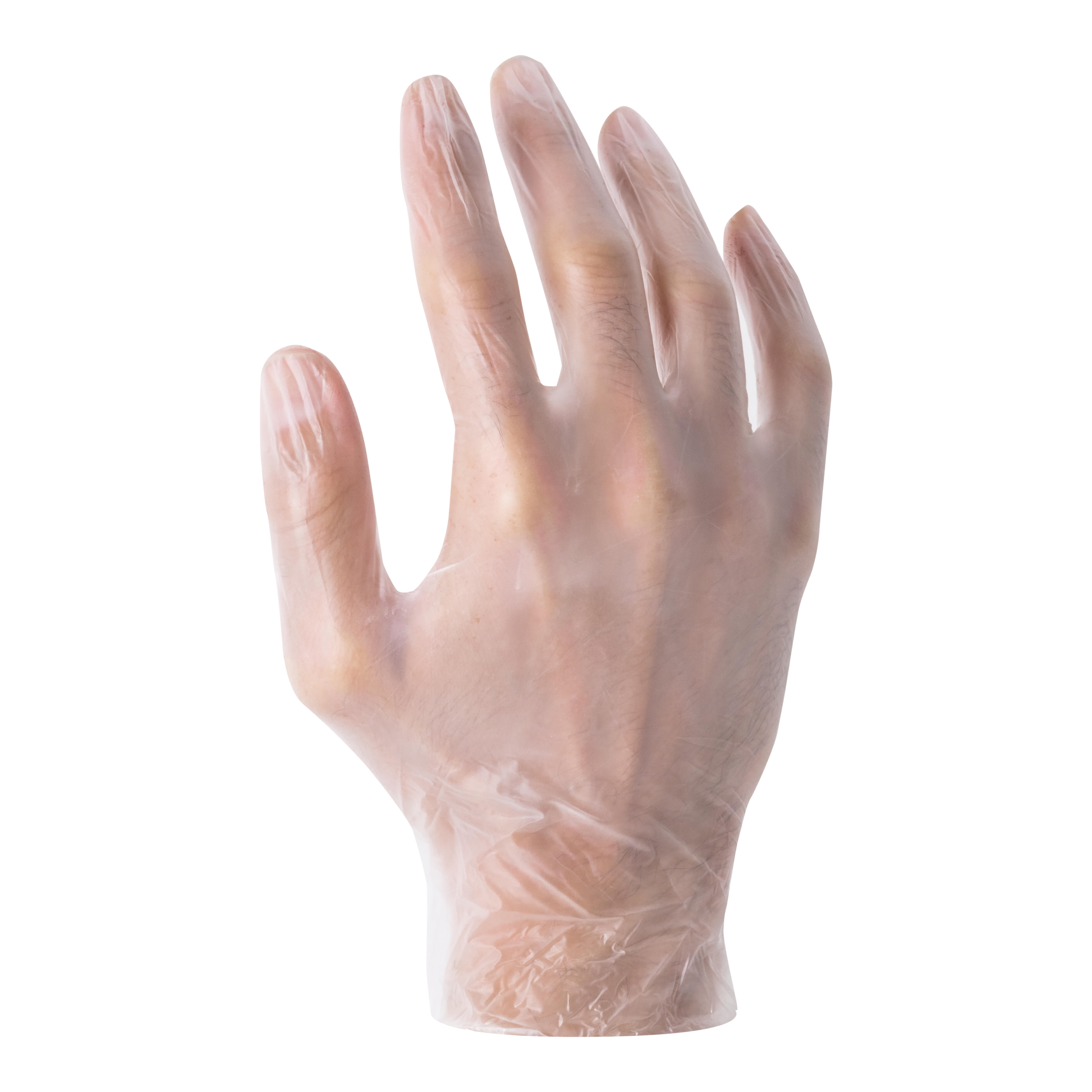 100 GUANTES DESECHABLES VINILO SIN POLVO TALLA 9 550 JUBA - 4