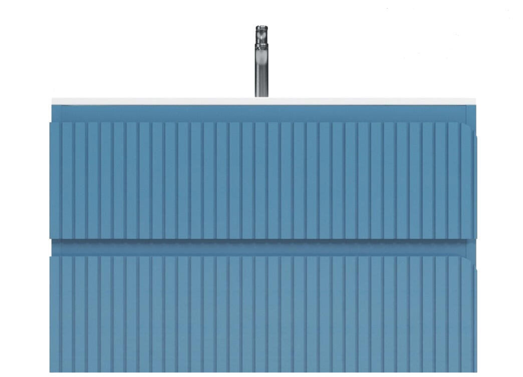 MUEBLE DE BAÑO BLUR AZUL 80X45CM - 4