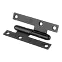BISAGRA PARA PUERTA PERNIO A IZQUIERDA 95X52MM NEGRO - 2