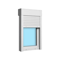 VENTANA PVC OSCILOBATIENTE CON PERSIANA BLANCA 70X118CM - 3