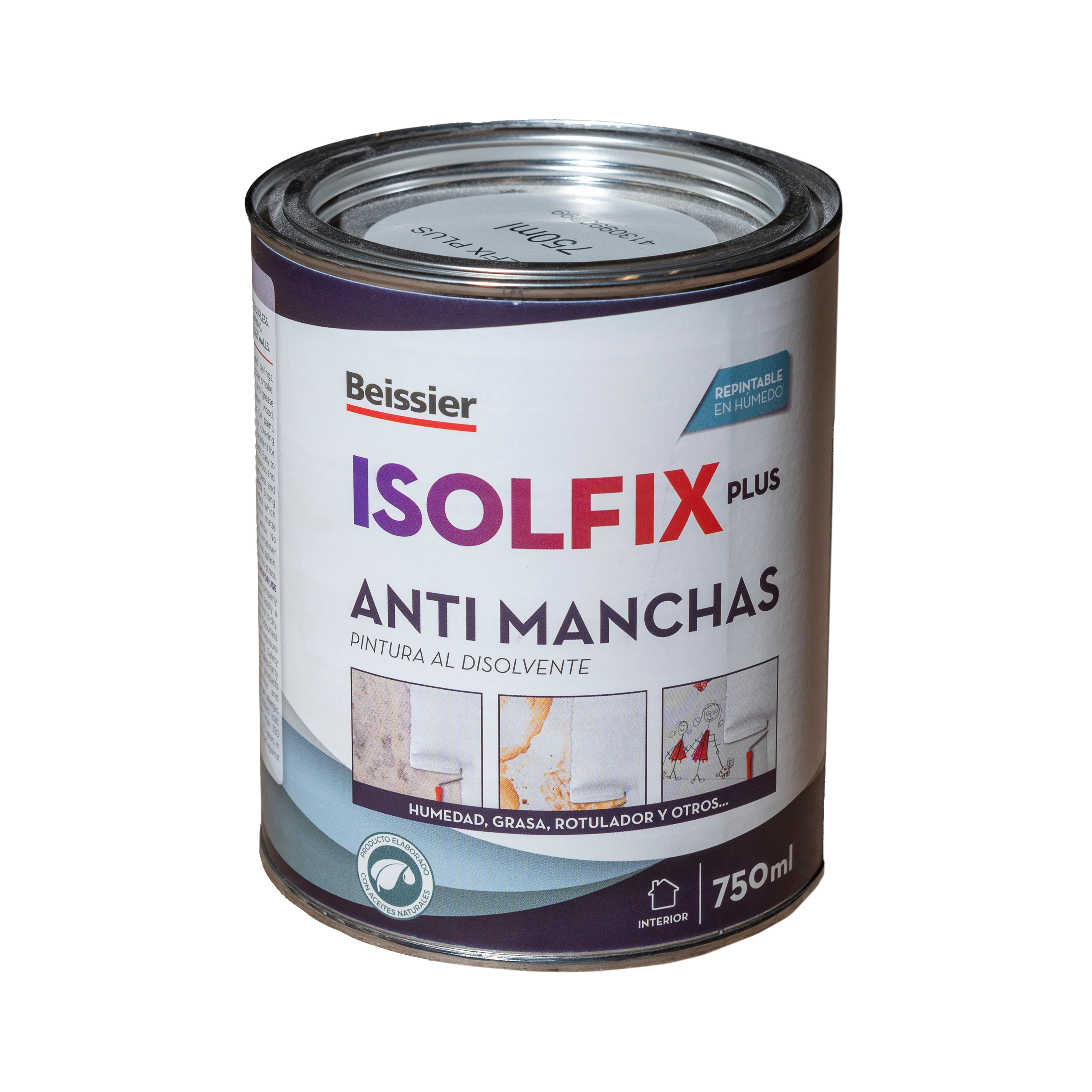 PINTURA QUITAMANCHAS AL DISOLVENTE ISOLFIX PLUS 750ML - 3