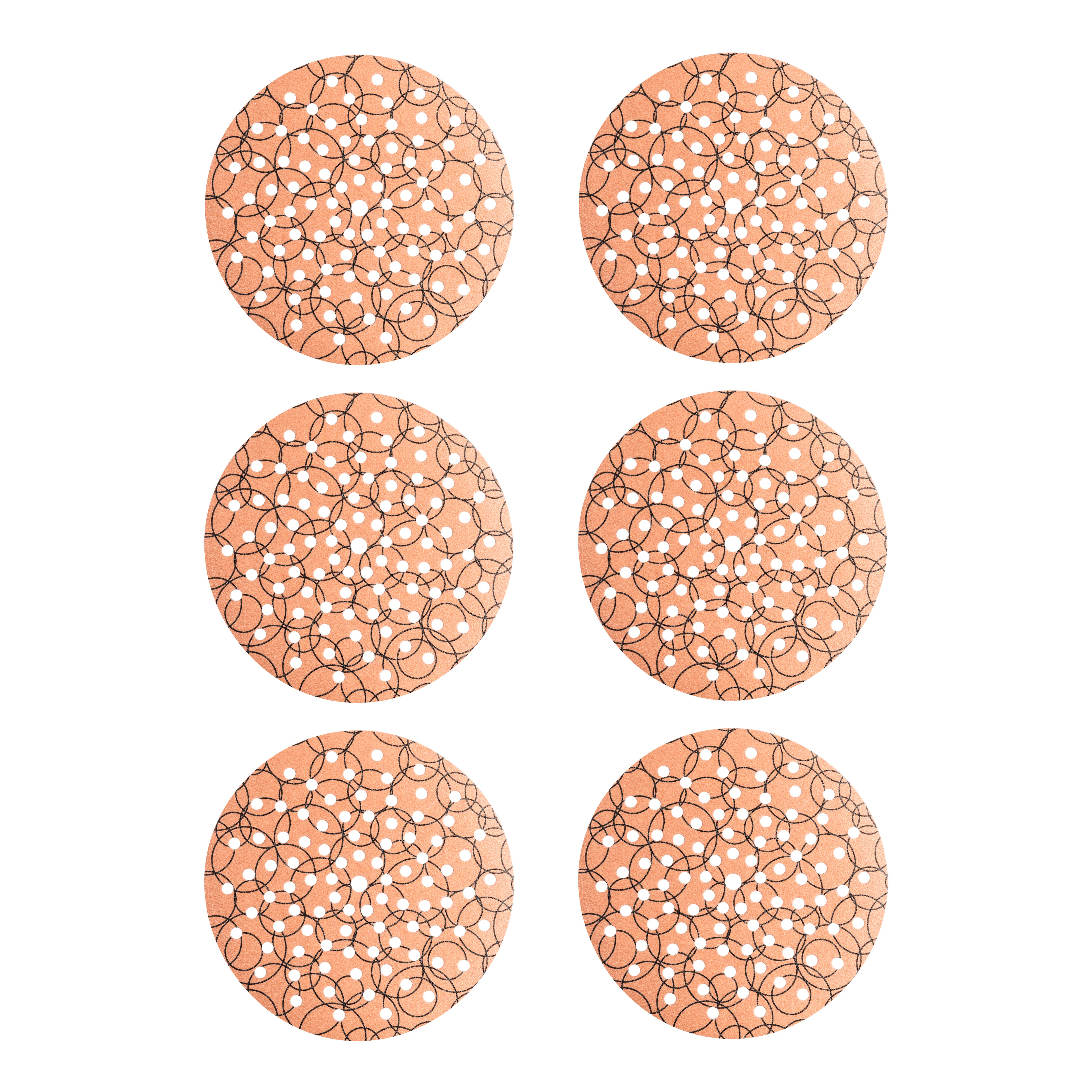 6 DISCOS DE LIJA PARA JIRAFA PAPEL 225MM GRANO 80 - 2