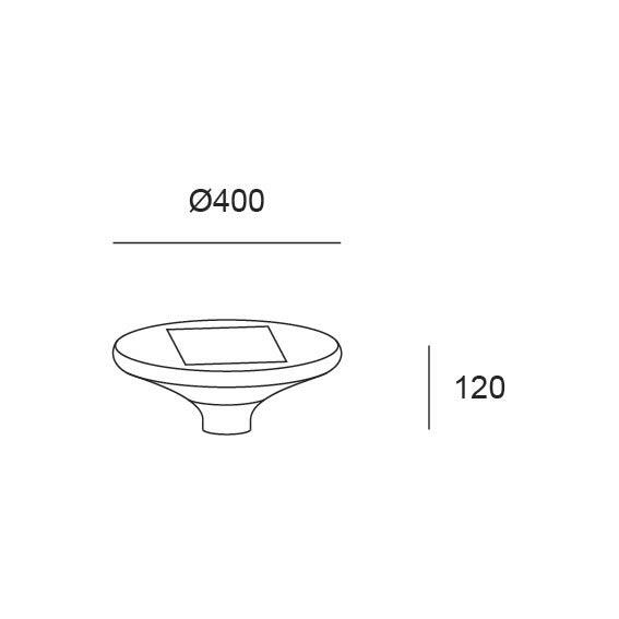 LUMINARIA VIAL LED SOLAR 20W LUZ FRÍA - 5
