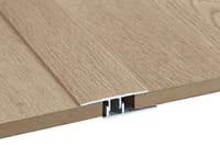 PERFIL TRANSICIÓN DE ALUMINIO ROBLE BISELADO/URAL 240 CM - 2