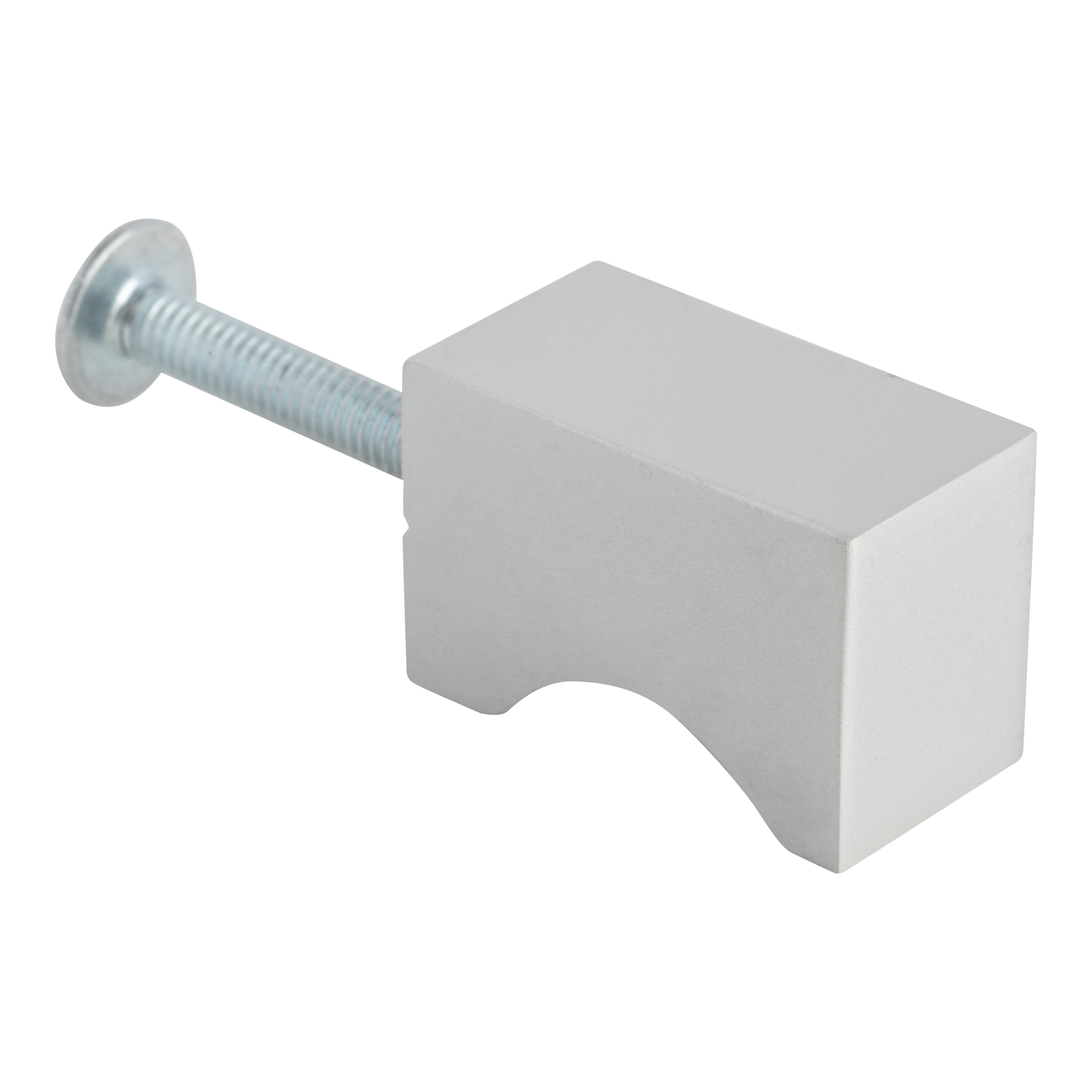 POMO MUEBLE ALUMINIO ANODIZADO MATE GRIS 1UD - 3