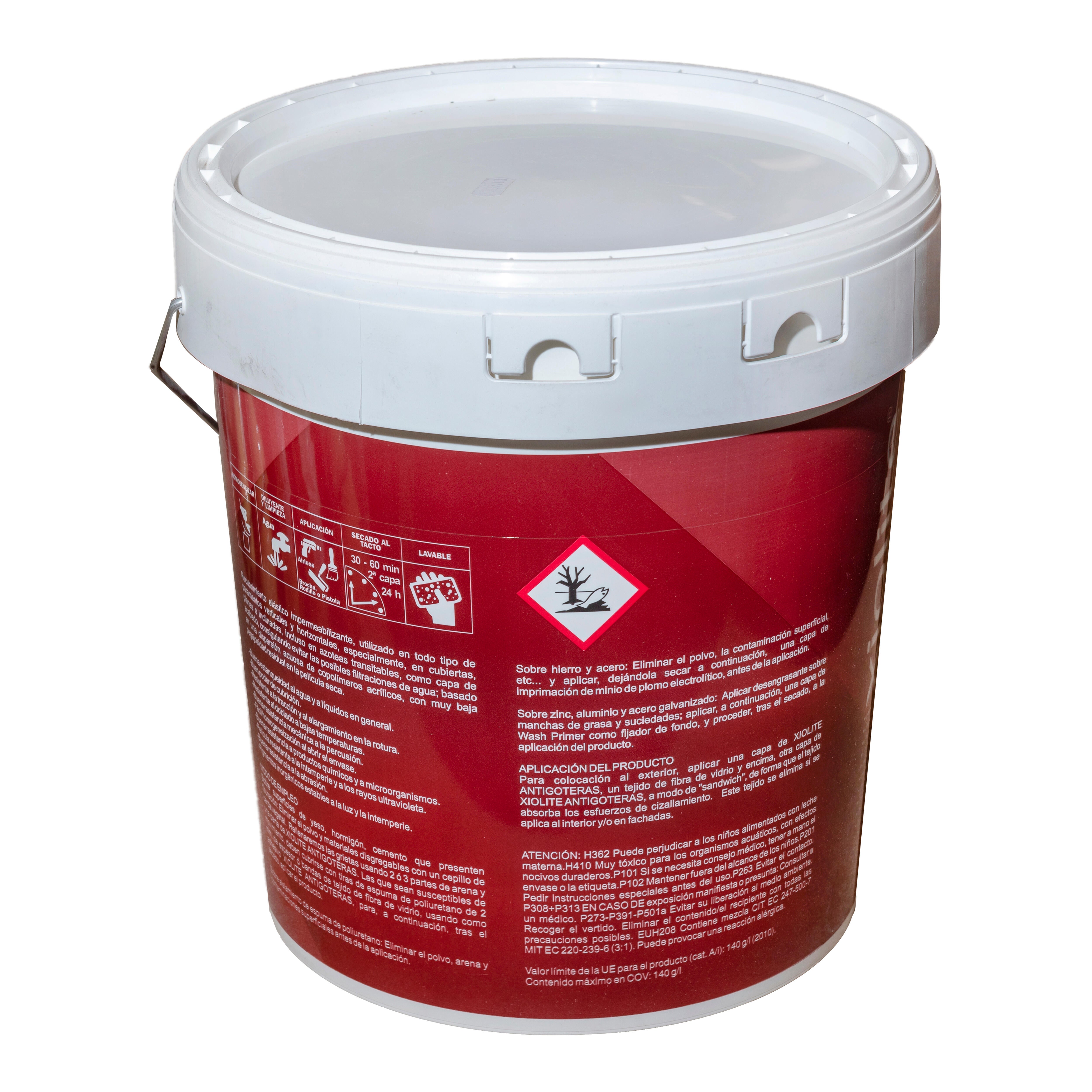 IMPERMEABILIZANTE XIOLITE 15L ROJO - 2