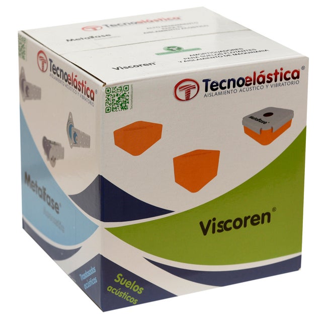 SUSPENSIÓN AMORTIGUADOR VISCOREN PARA TECHOS CON VARILLA 15-30 KG 25 UDS