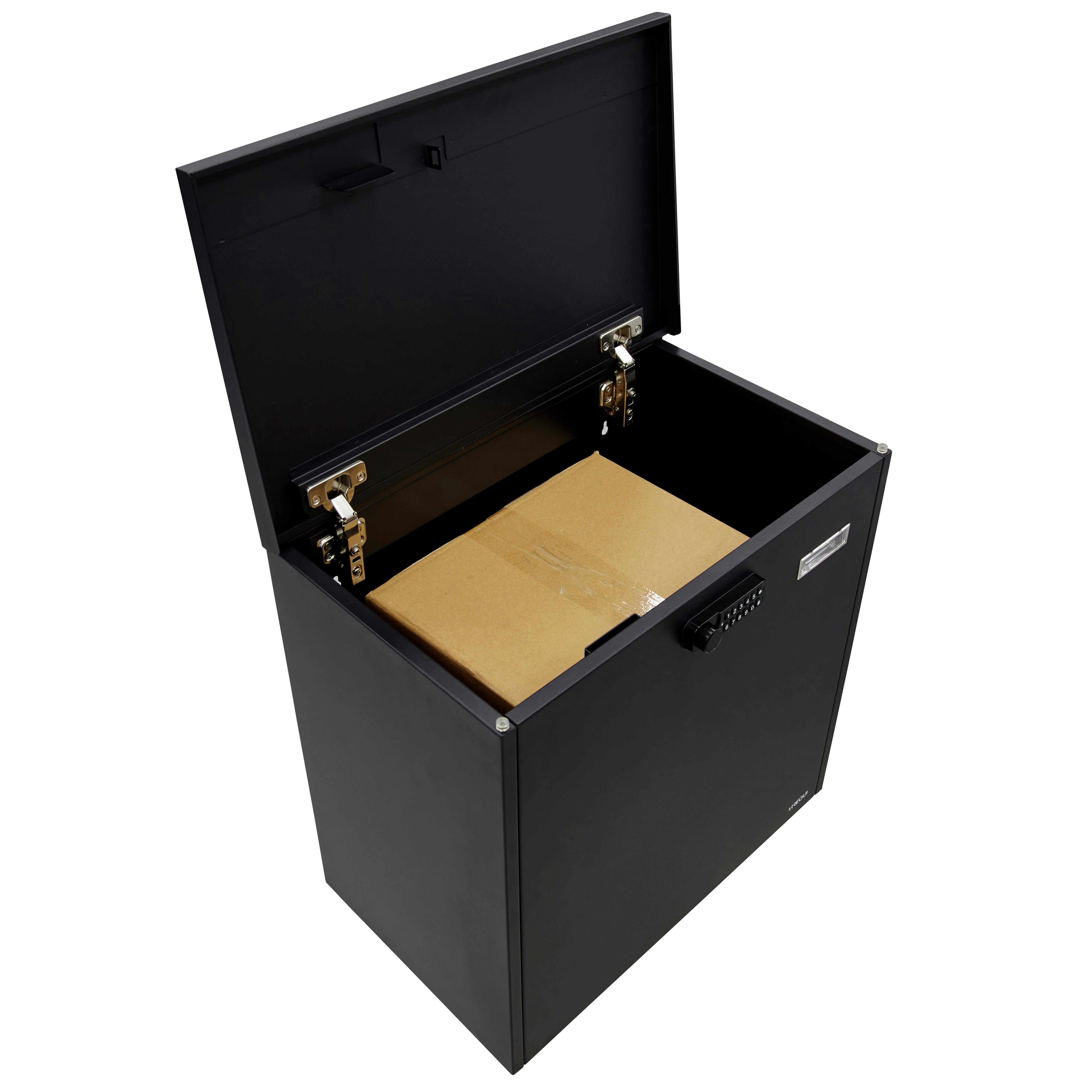 BUZON PAQUETERIA DE EXTERIOR NEGRO BASE ELECTRONICO ARREGUI - 2