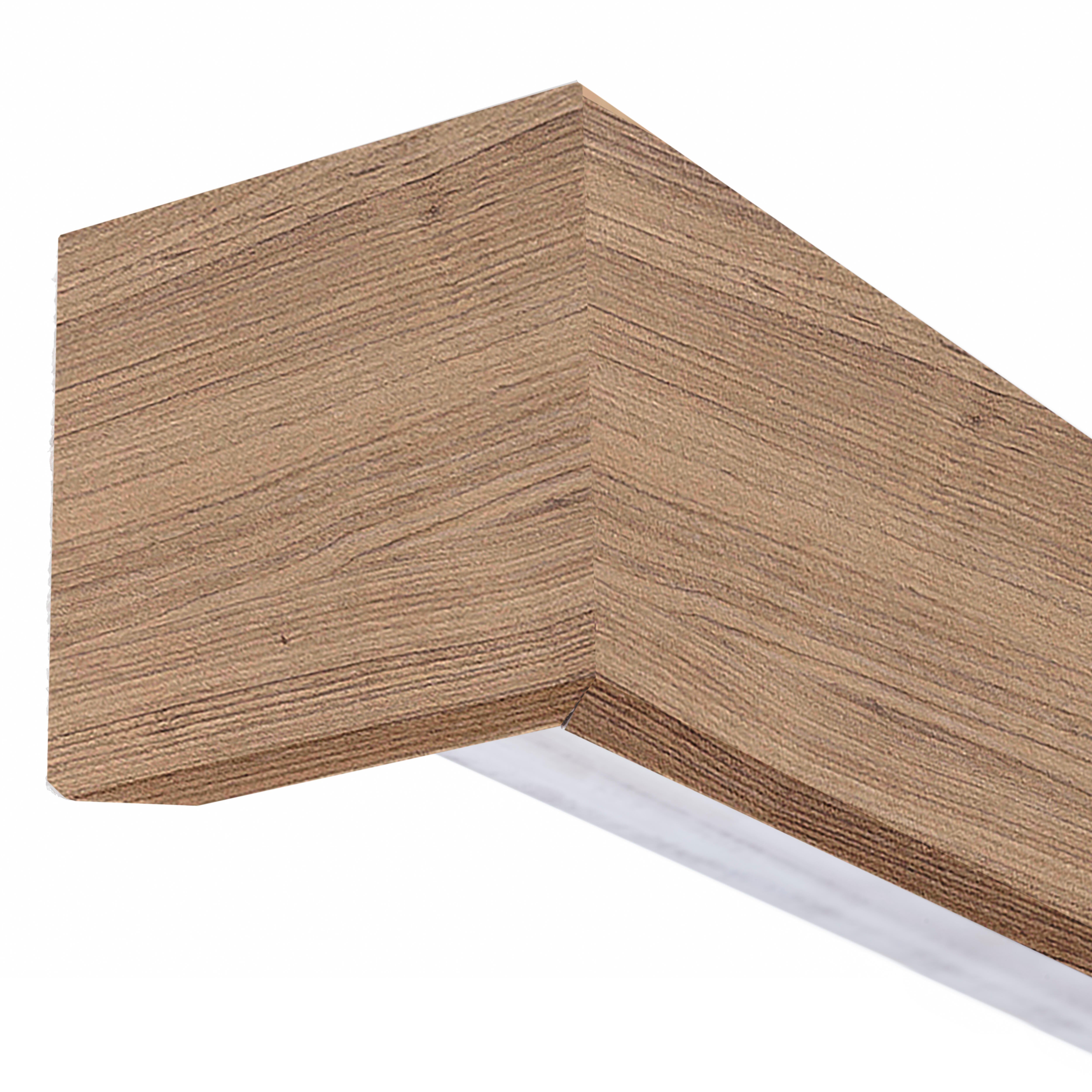 KIT RAIL + EMBELLECEDOR PUERTA CORREDERA VINILO ACABADO OLMO - 3