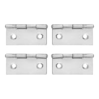 BISAGRA 45 X 35  MM. CON REMATE ACERO INOXIDABLE. 4 UDS - 3