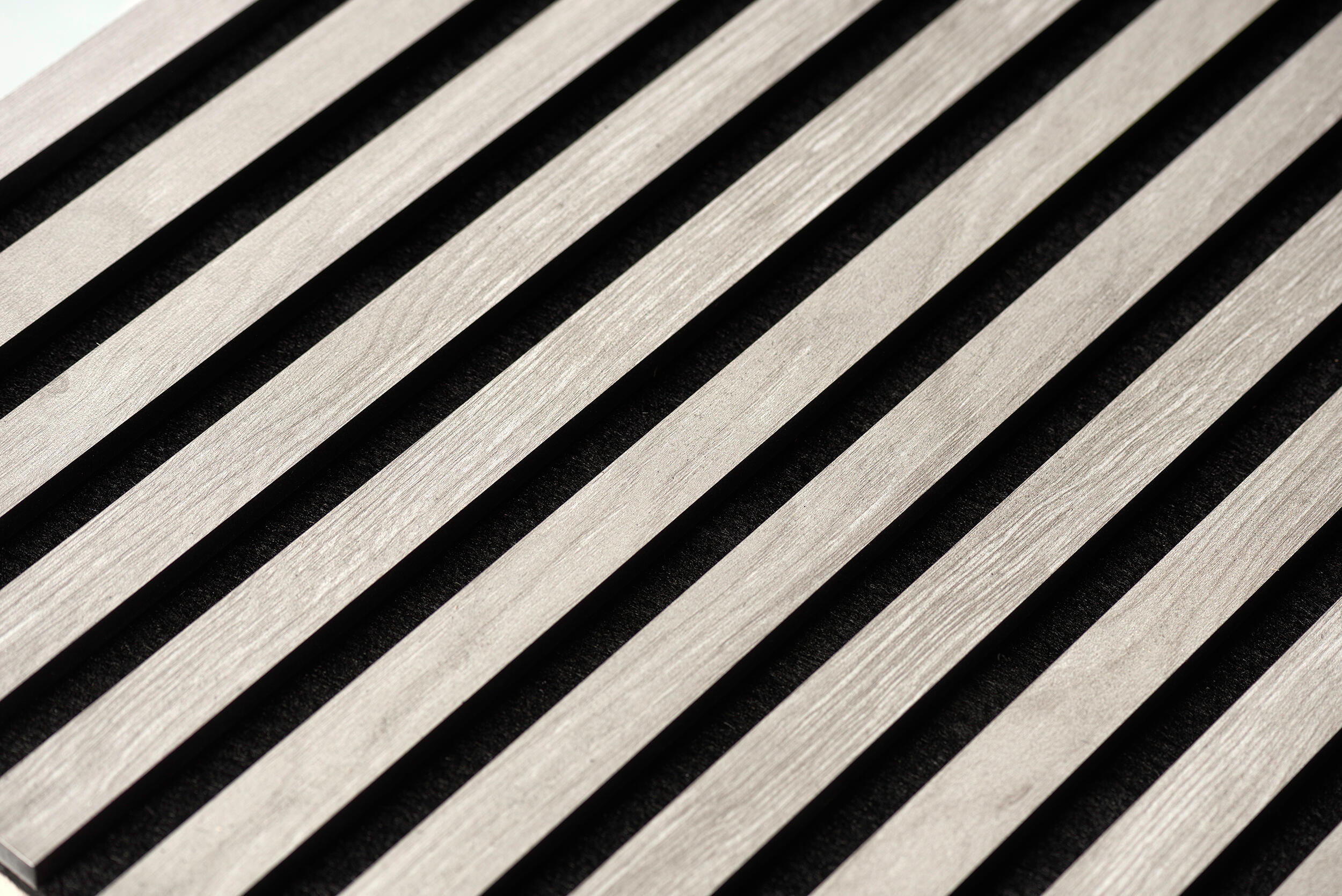 PANEL ACUSTICO DE LISTONES MELAMINA GRIS 255X53,4X1,5CM - 3