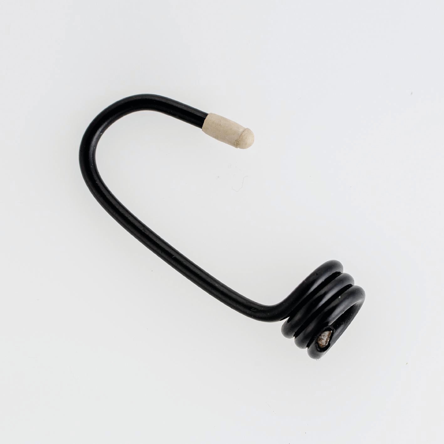 Dreamprint - Juego De 10 Ganchos En Espiral ø 10 Mm Negros - Ideales Para Remolques, Camiones, Barcos, Motocicletas, Bicicletas - Práctico Kit Para Cuerdas Expandibles, Elásticos, Cubiertas Y Más