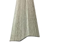 PERFIL TRANSICIÓN SUELO DESNIVEL ADHESIVO ACERO ROBLE L 83CM - 2