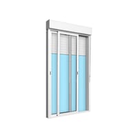 BALCONERA ALUMINIO CORREDERA CON PERSIANA BLANCA 120X218CM - 3