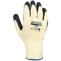 GUANTE POLYESTER ALGODON LATEX  NEGRO TALLA 10 JUBA 122210 - 2