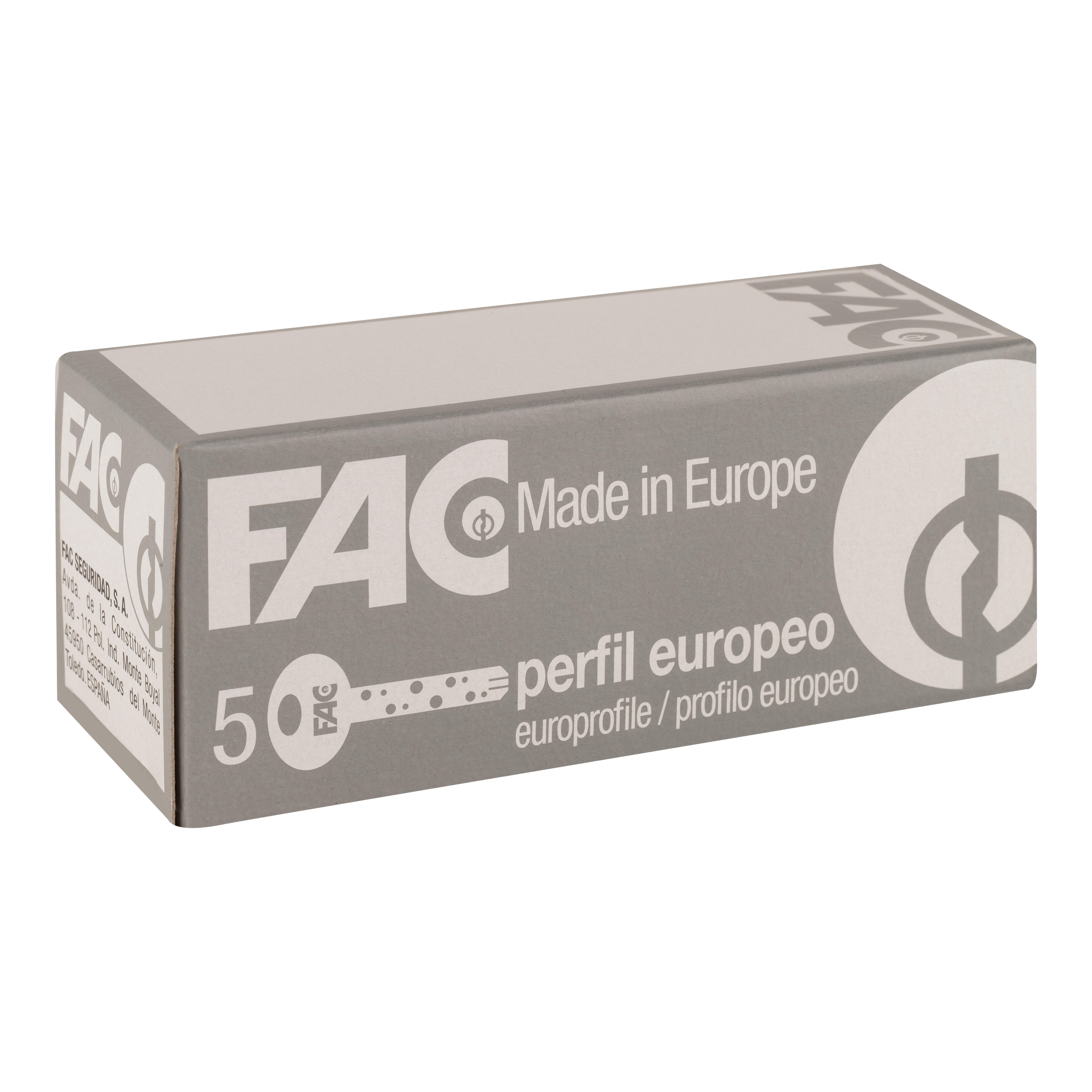 CILINDRO SEGURIDAD BOMBIN 30 X 30  MM. PUNTOS LEVA 13.5  MM. NIQUEL FAC - 3