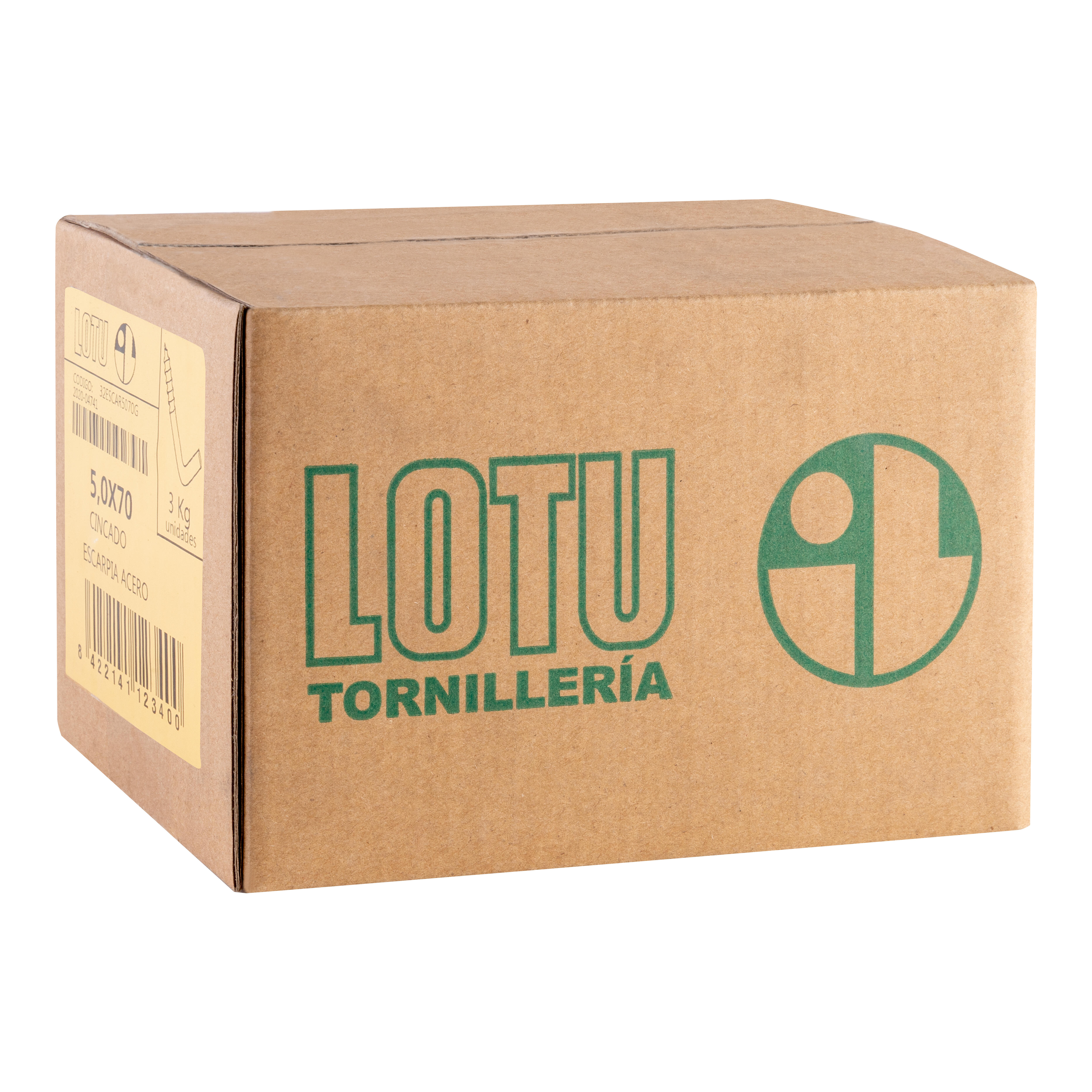 ESCARPIA ACERO CINCADO 5 X 70  MM. 3 KG - 2