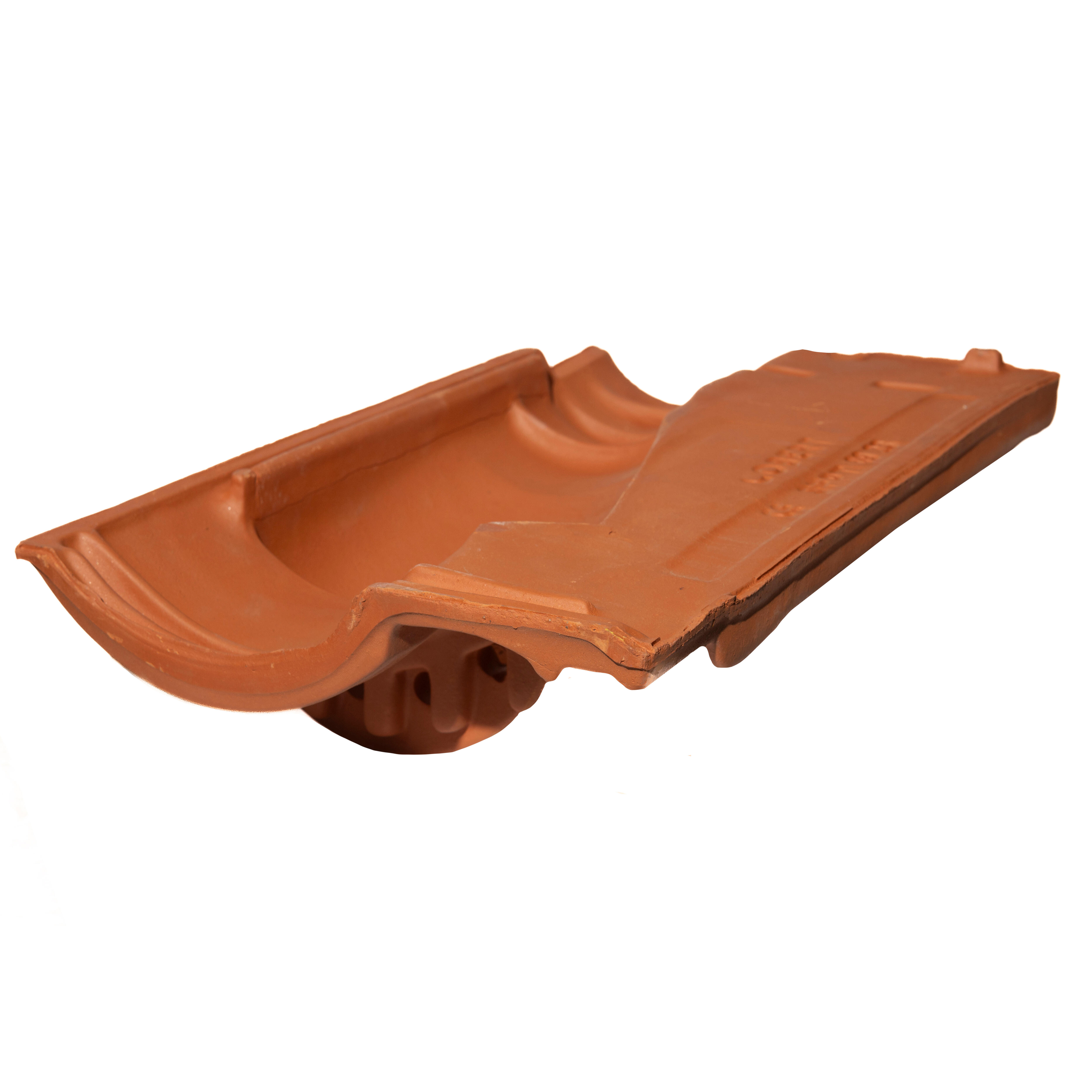 TEJA CERÁMICA DE VENTILACIÓN S10 ROJO - 4