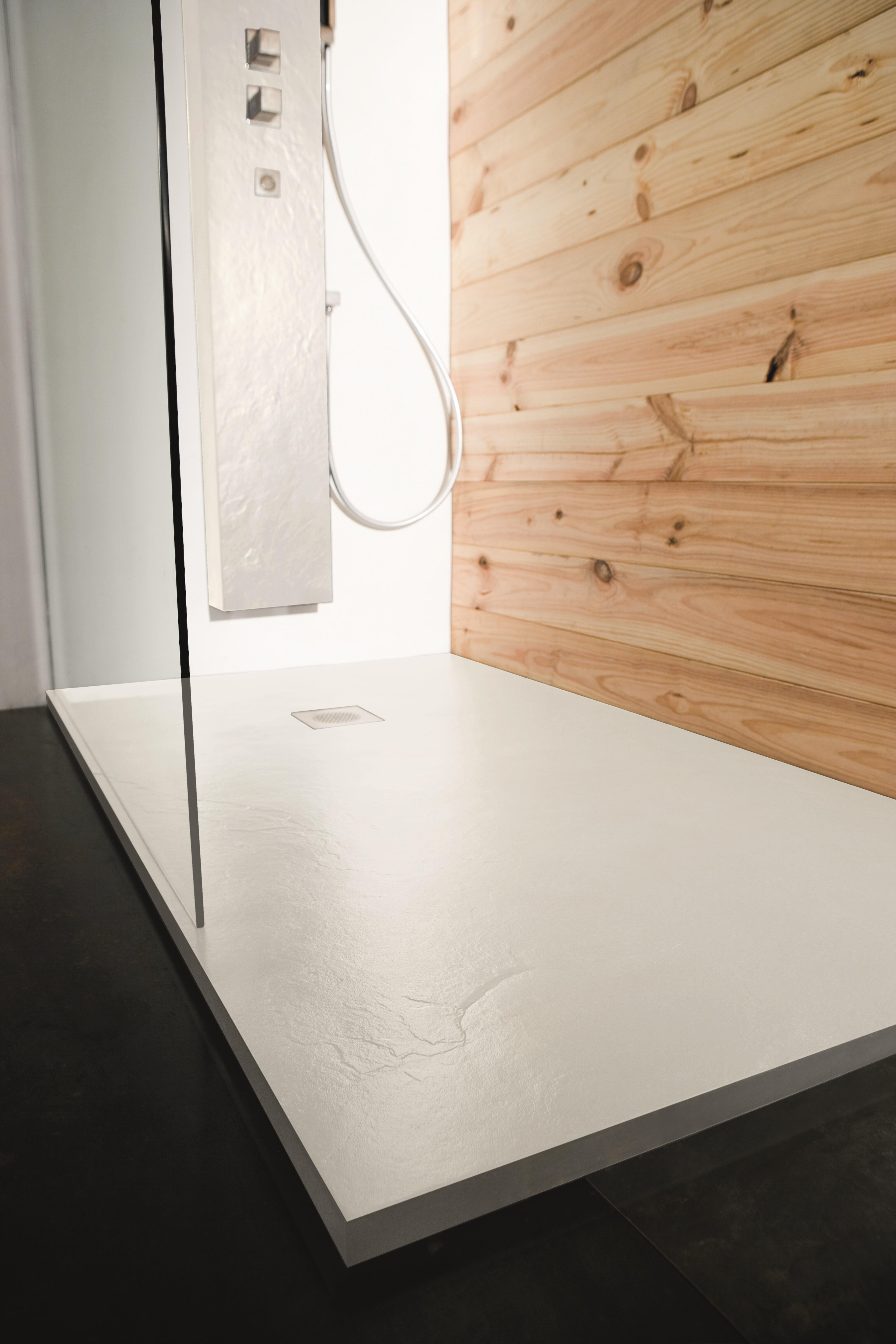 PLATO DE DUCHA DE RESINA PIZARRA NATURAL BEIGE 70X160CM - 2