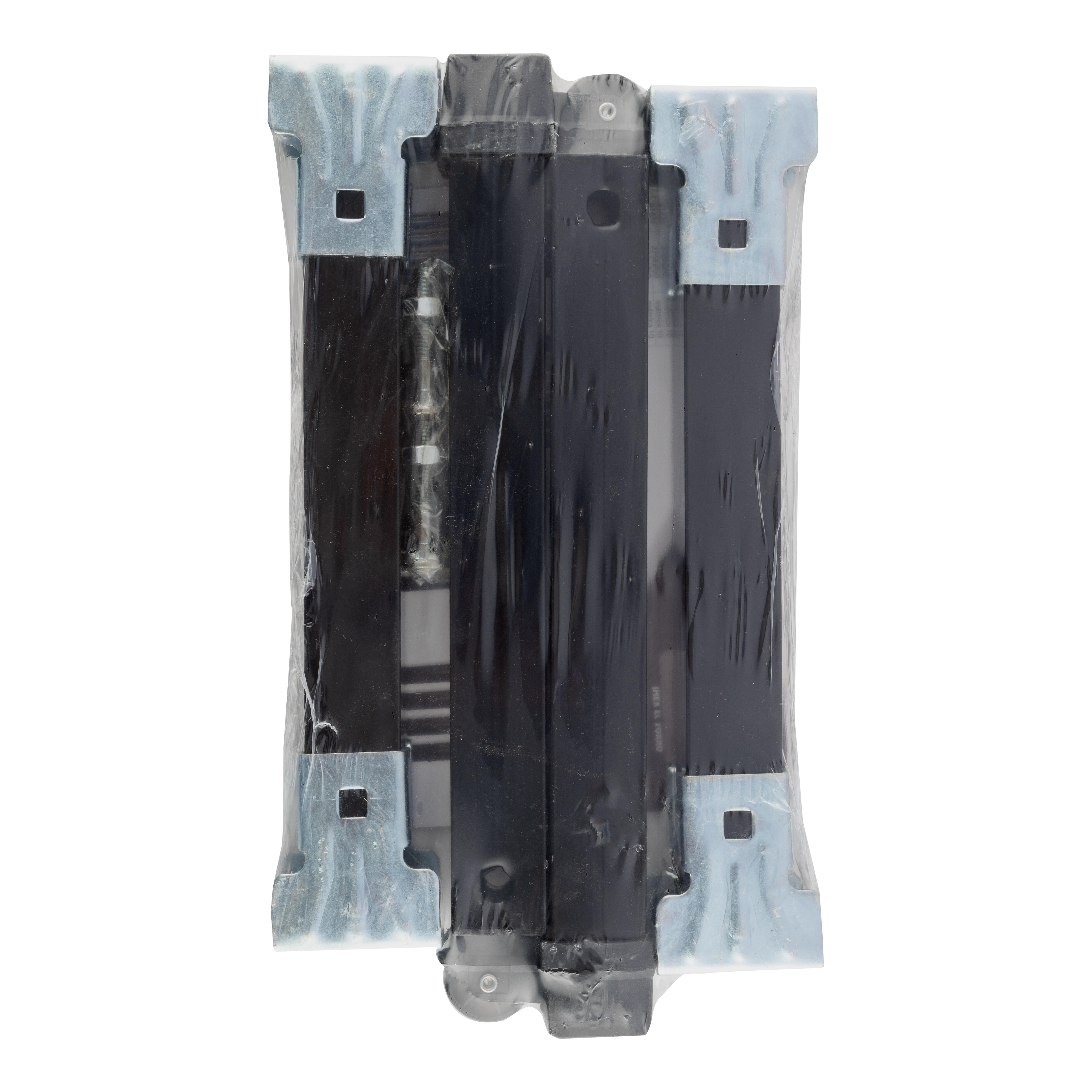 PATA SOMIER METAL CUADRADA CON RUEDAS 250MM 30X30MM NEGRA. 4UDS - 3