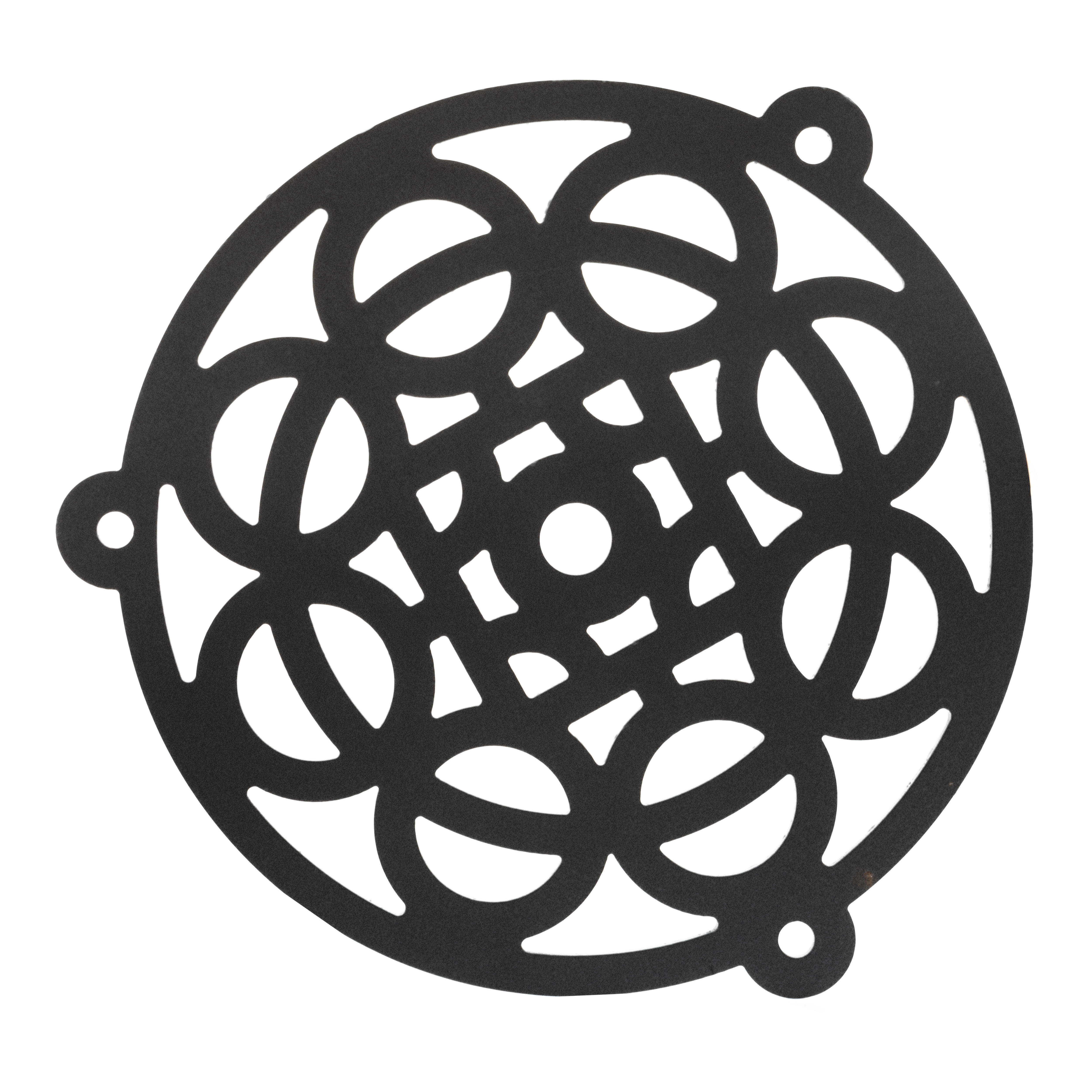 REJILLA DE FUNDICION REDONDA Ø 13 CM - 2