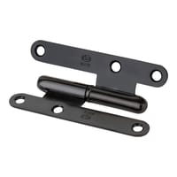 BISAGRA PERNIO A IZQUIERDA 95X52MM PINTADO NEGRO - 3