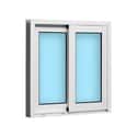 VENTANA ALUMINIO CORREDERA BLANCA 60X60CM - 3