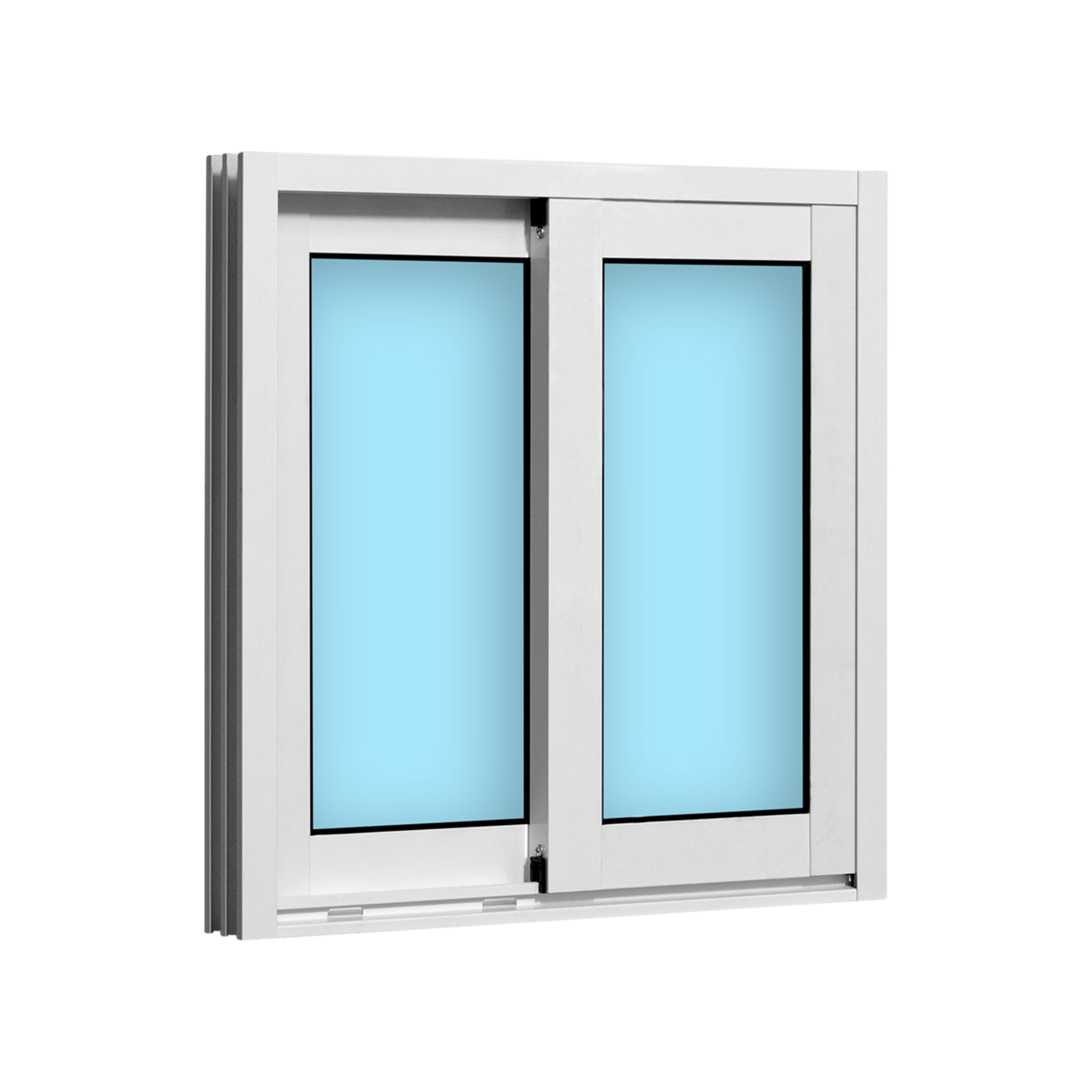 VENTANA ALUMINIO CORREDERA BLANCA 60X60CM - 3