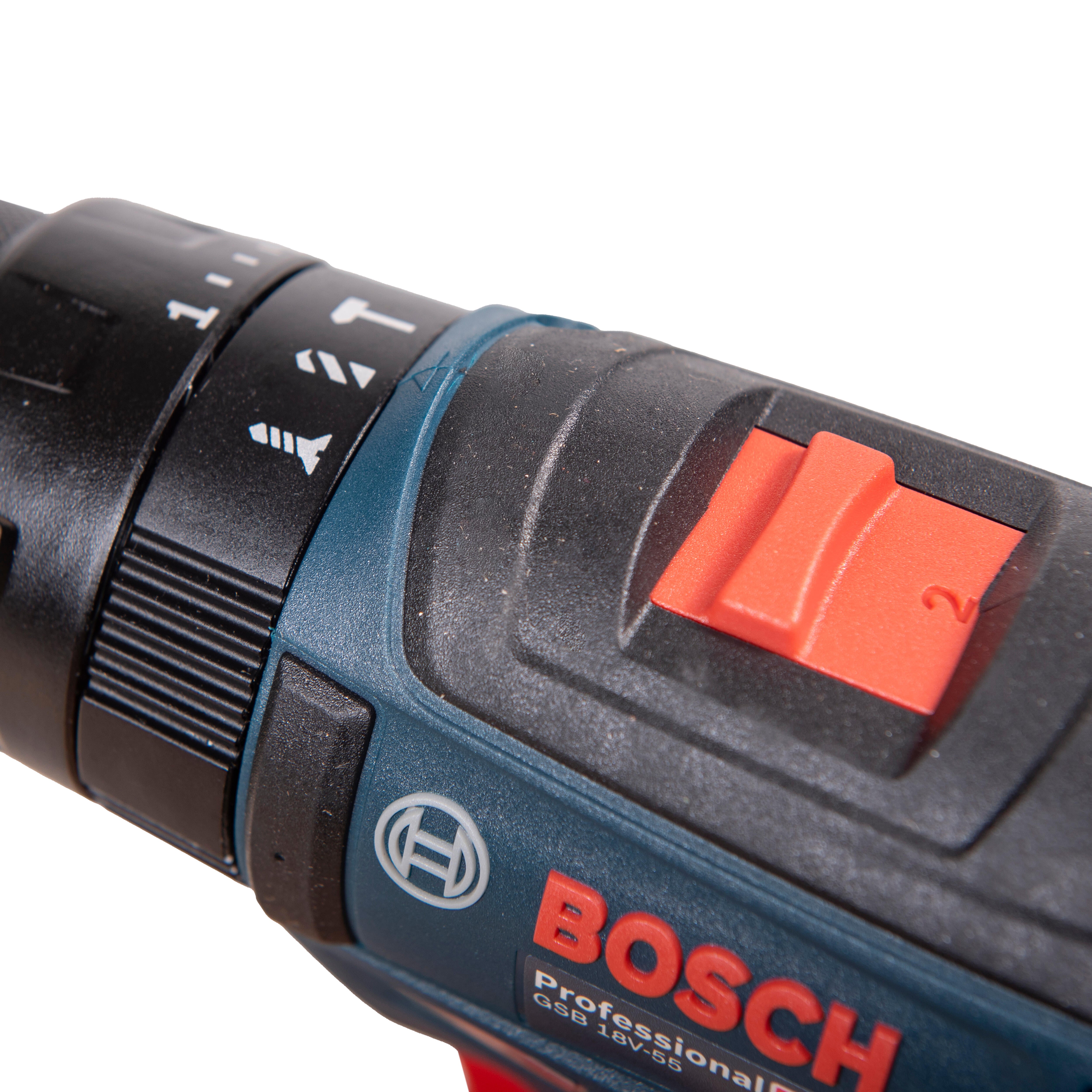 TALADRO PERCUTOR BATERÍA BOSCH GSB 18V-55 18V 4AH - 6