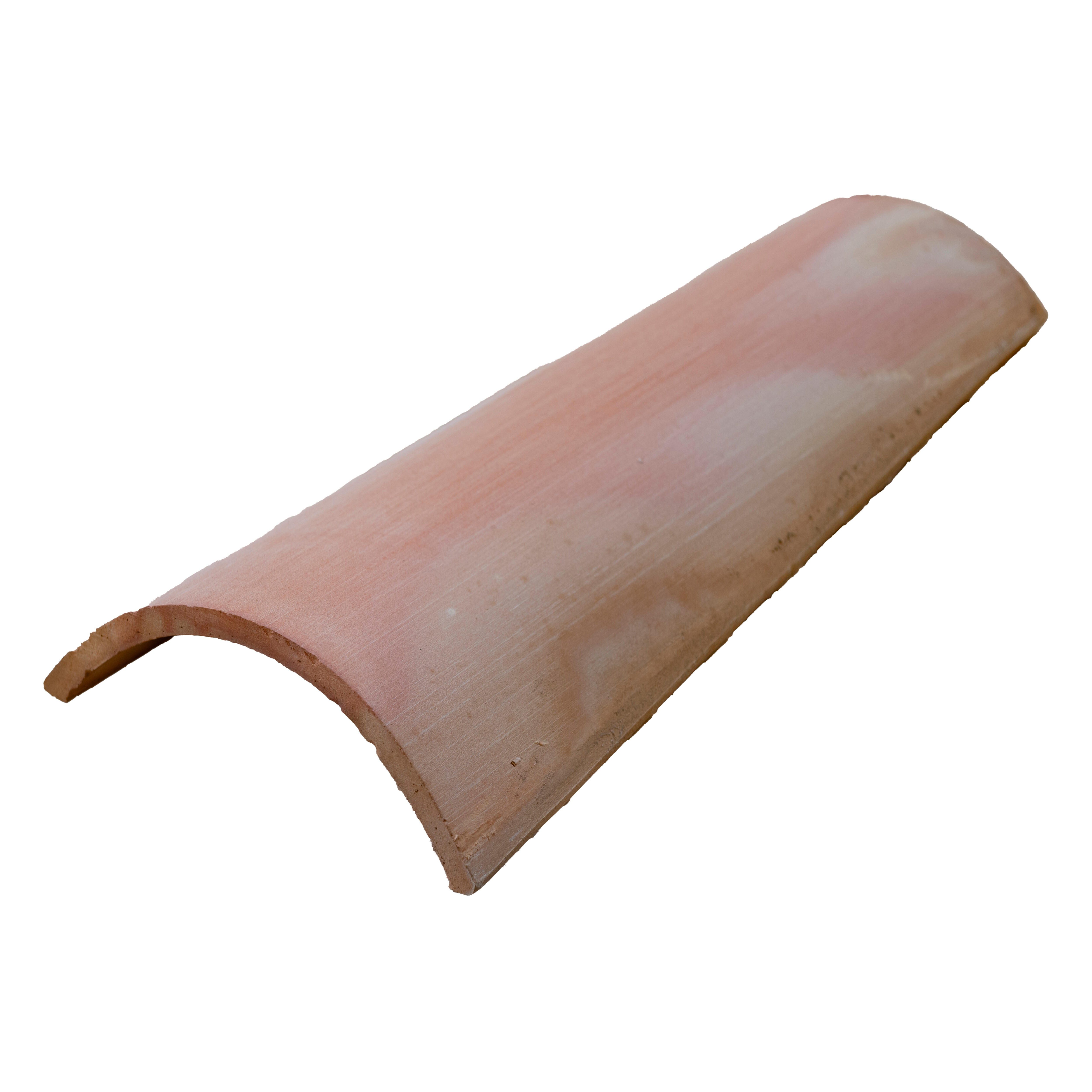 TEJA CERÁMICA CURVA MALLORQUINA NATURAL ARTESANA 48/50 CM - 2