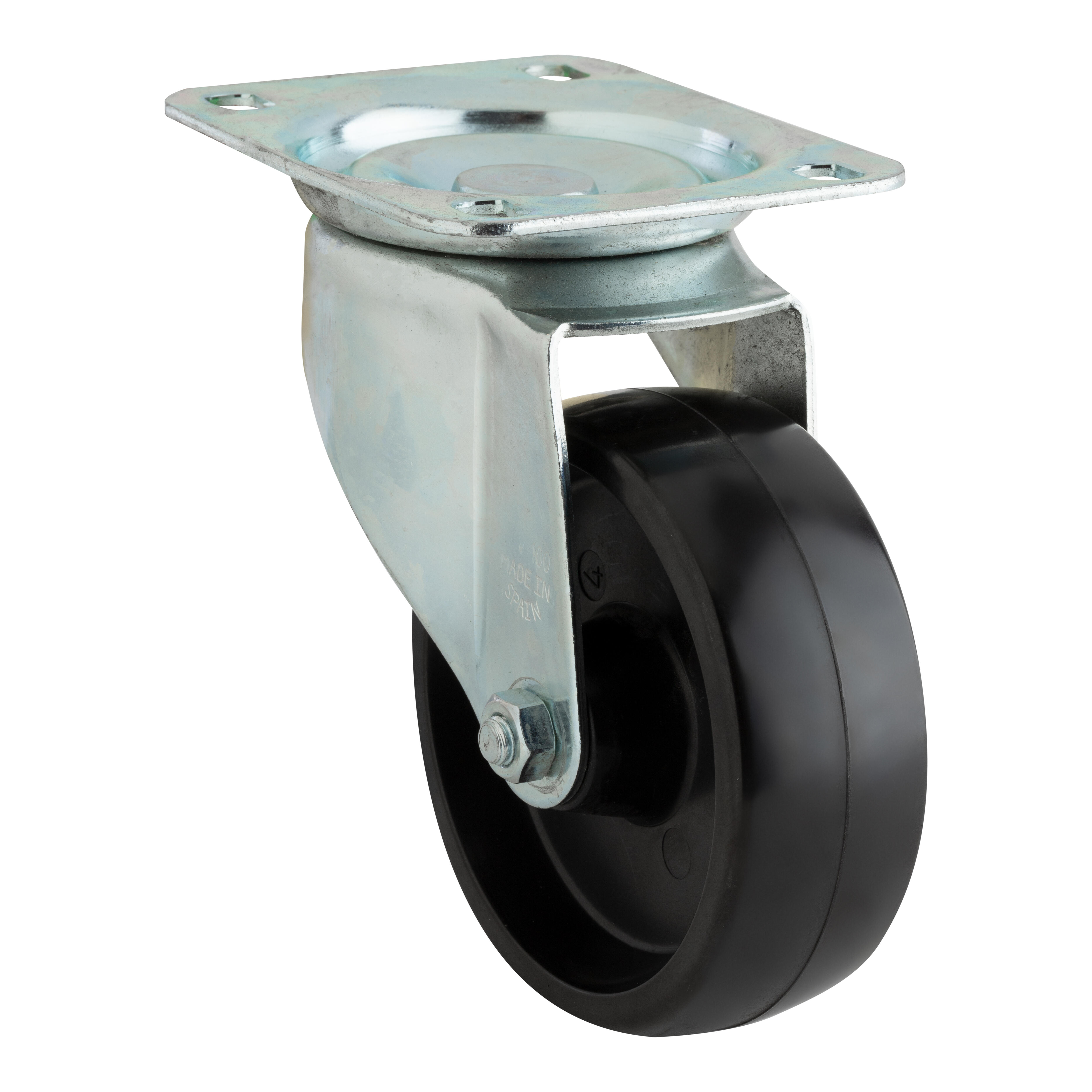 RUEDA GIRATORIA RESINA POLIURETANO 100 MM. RUEDAS ALEX - 2