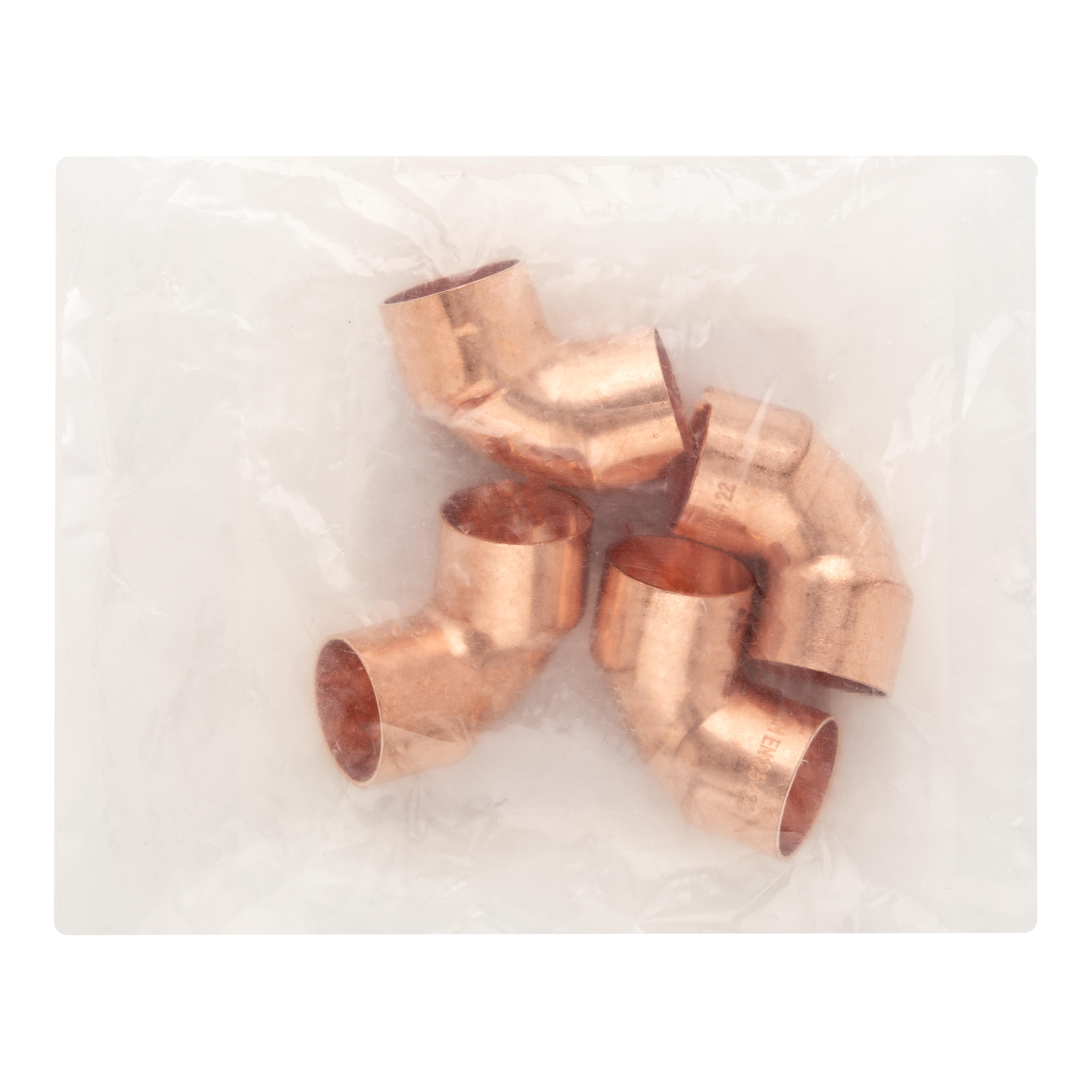 CODO 90º COBRE Ø22MM HEMBRA 4 UNIDADES - 2