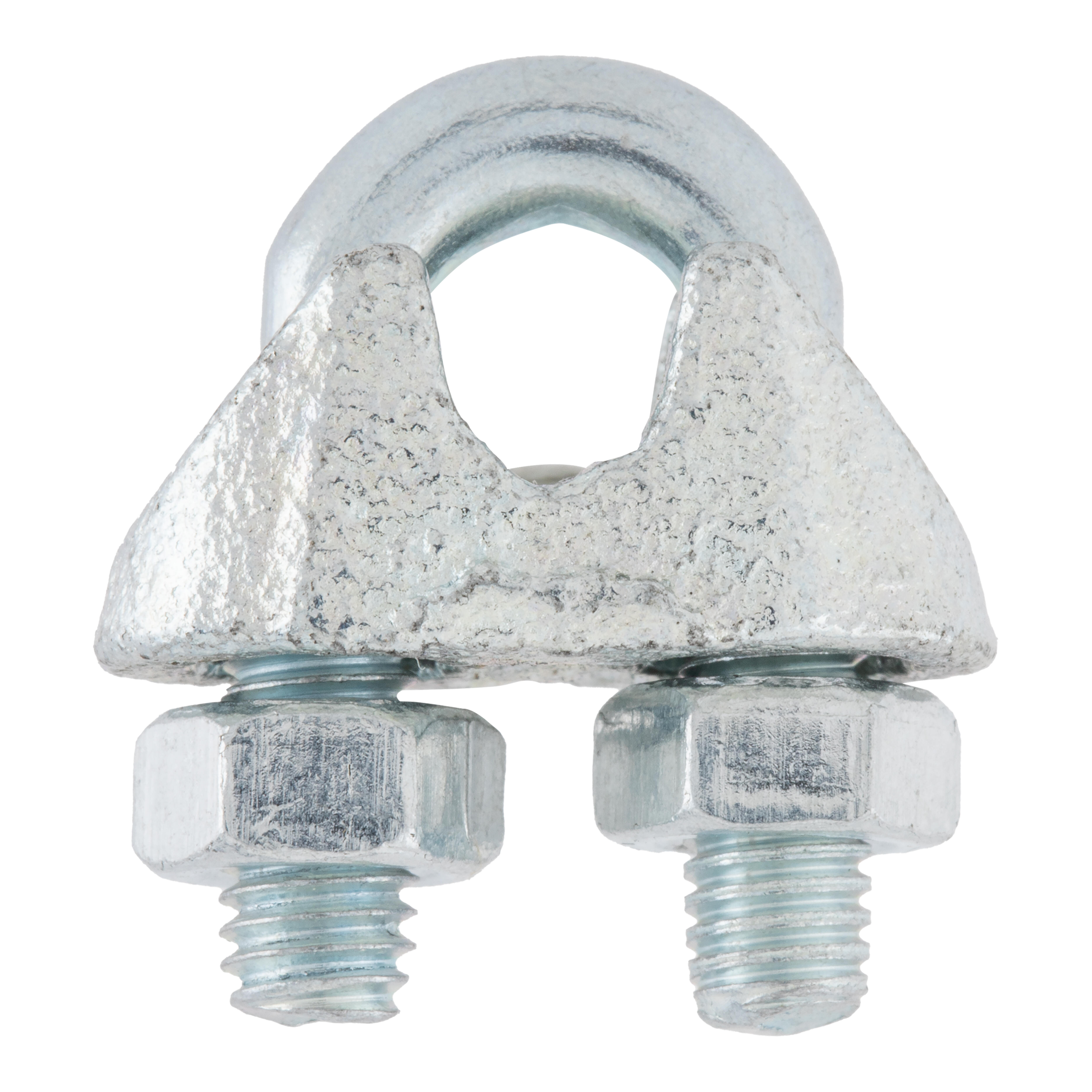 SUJETACABLE ESTRIBO DIN 741 GALVANIZADO 5 MM. 10 UDS - 2