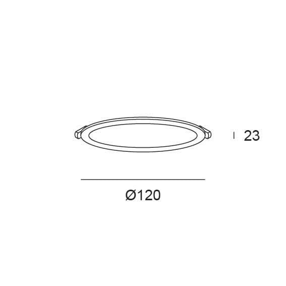 DOWNLIGHT LED EMPOTRAR CIRCULAR NEGRO 6W CCT - 1