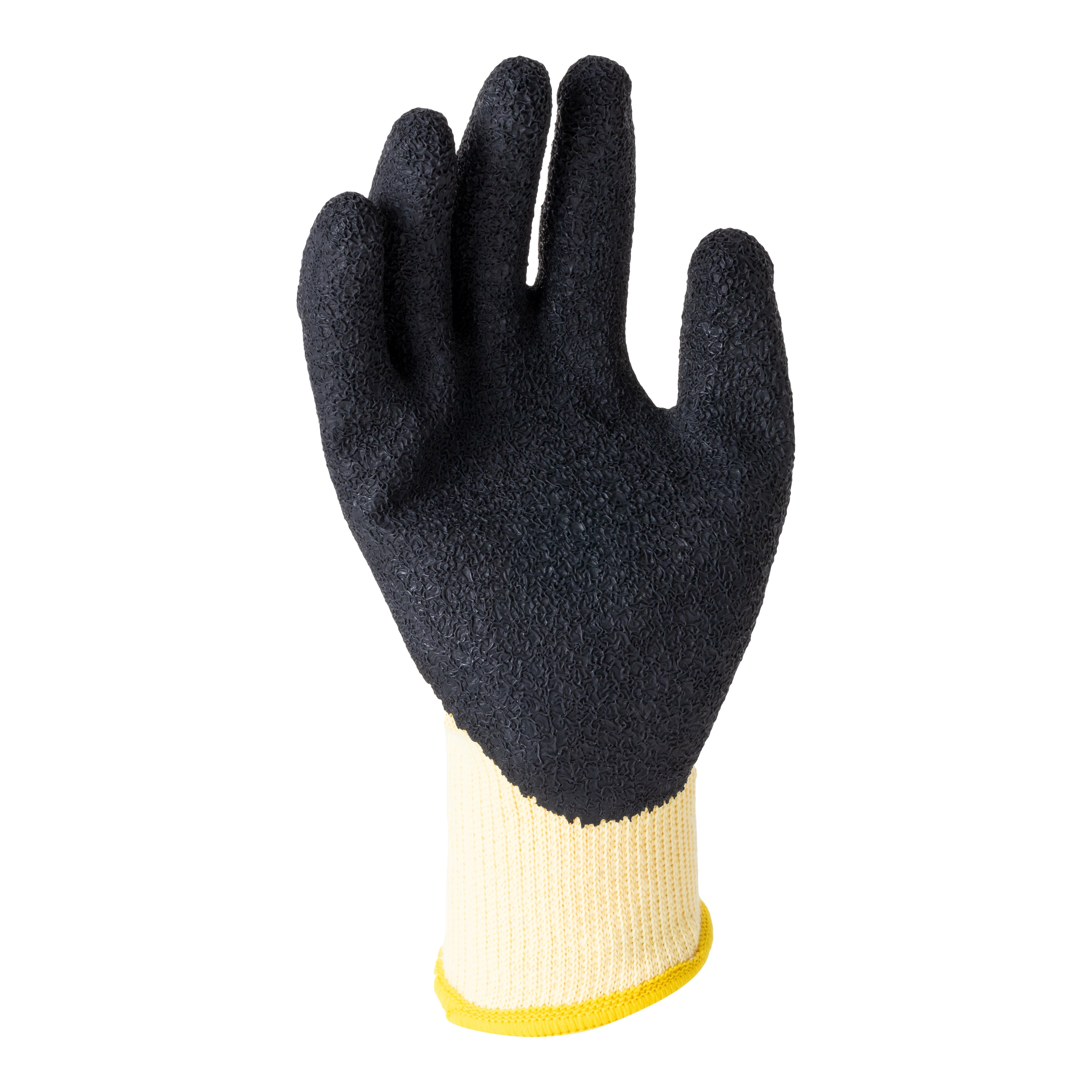 GUANTE POLYESTER ALGODON LATEX  NEGRO TALLA 8 JUBA 122210 - 2