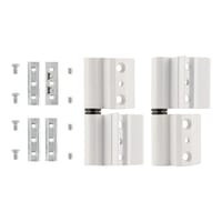 BISAGRA PARA VENTANA ALUMINIO PERFIL CONVENCIONAL BLANCA. 2 UDS - 2