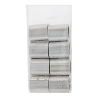 CASQUILLOS MANGUITOS ALUMINIO PARA CABLE 8 MM. 8 UDS - 2