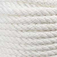 CUERDA  NYLON CABLEADA 16MM 50M BLANCO MATE  ROMBULL - 2