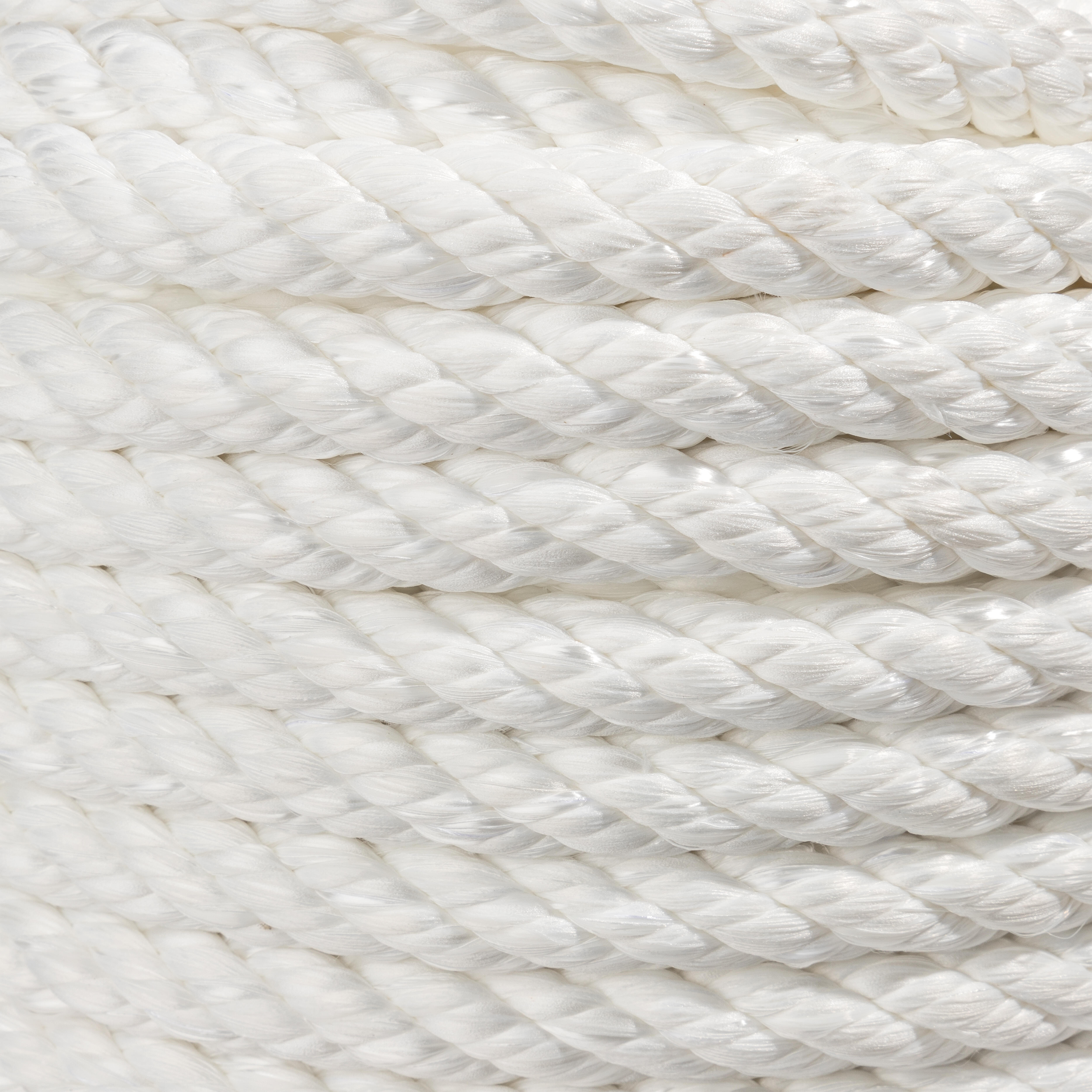 CUERDA  NYLON CABLEADA 16MM 50M BLANCO MATE  ROMBULL - 2