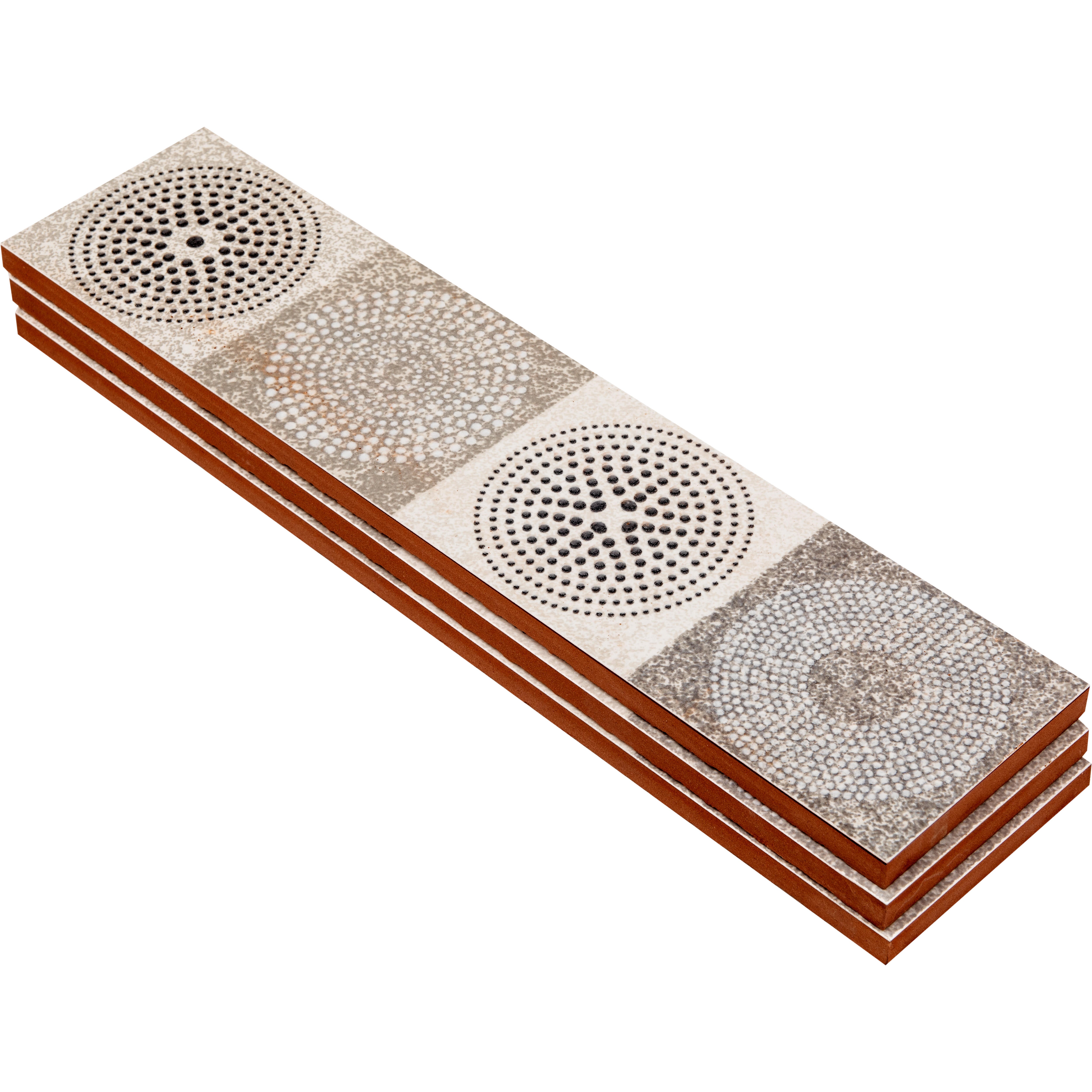 CENEFA CERÁMICA 7X30CM 7355 GRIS. PACK 3 UNIDADES - 3