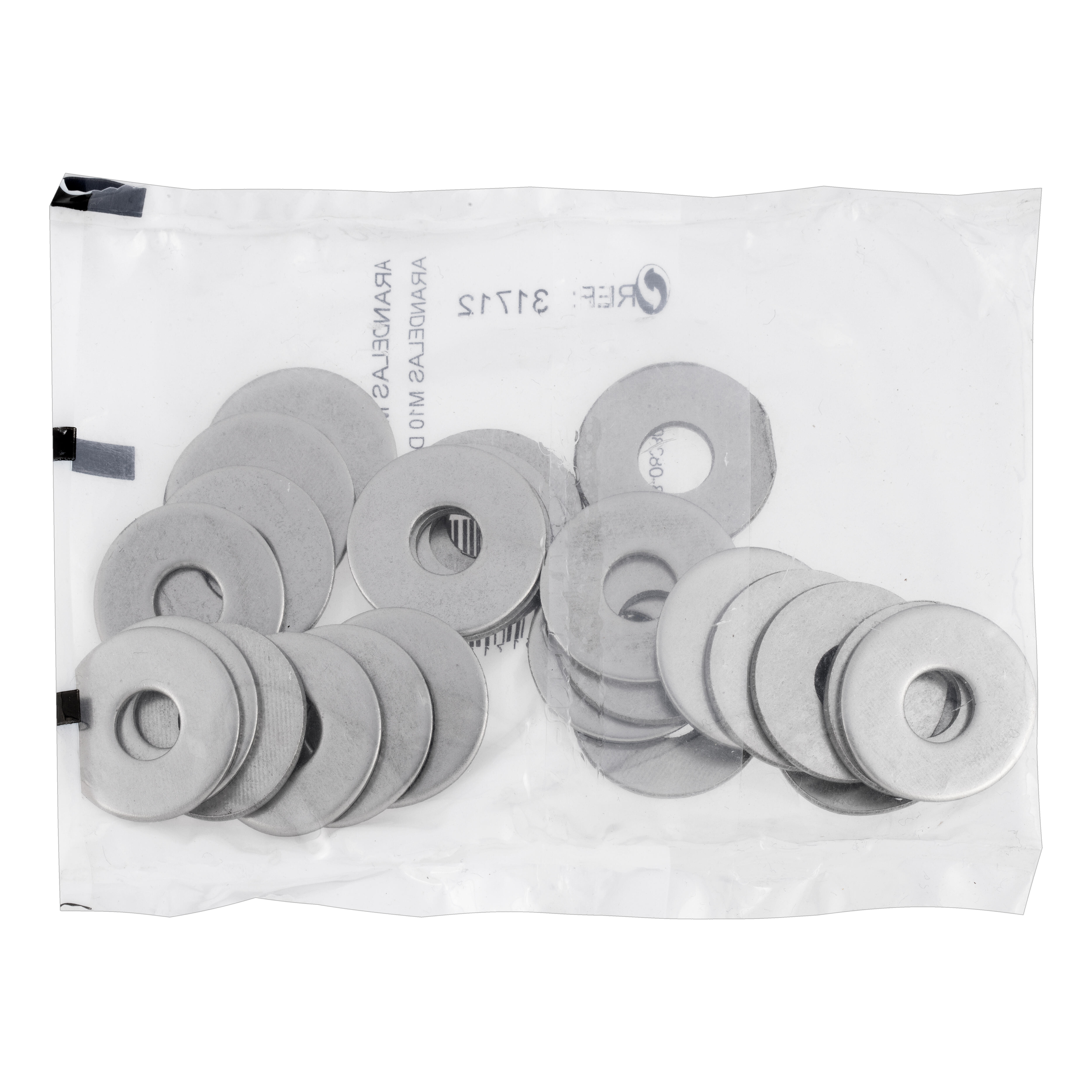 ARANDELA PLANA DIN 9021 ACERO INOXIDABLE A2 M10. 25 UDS - 2