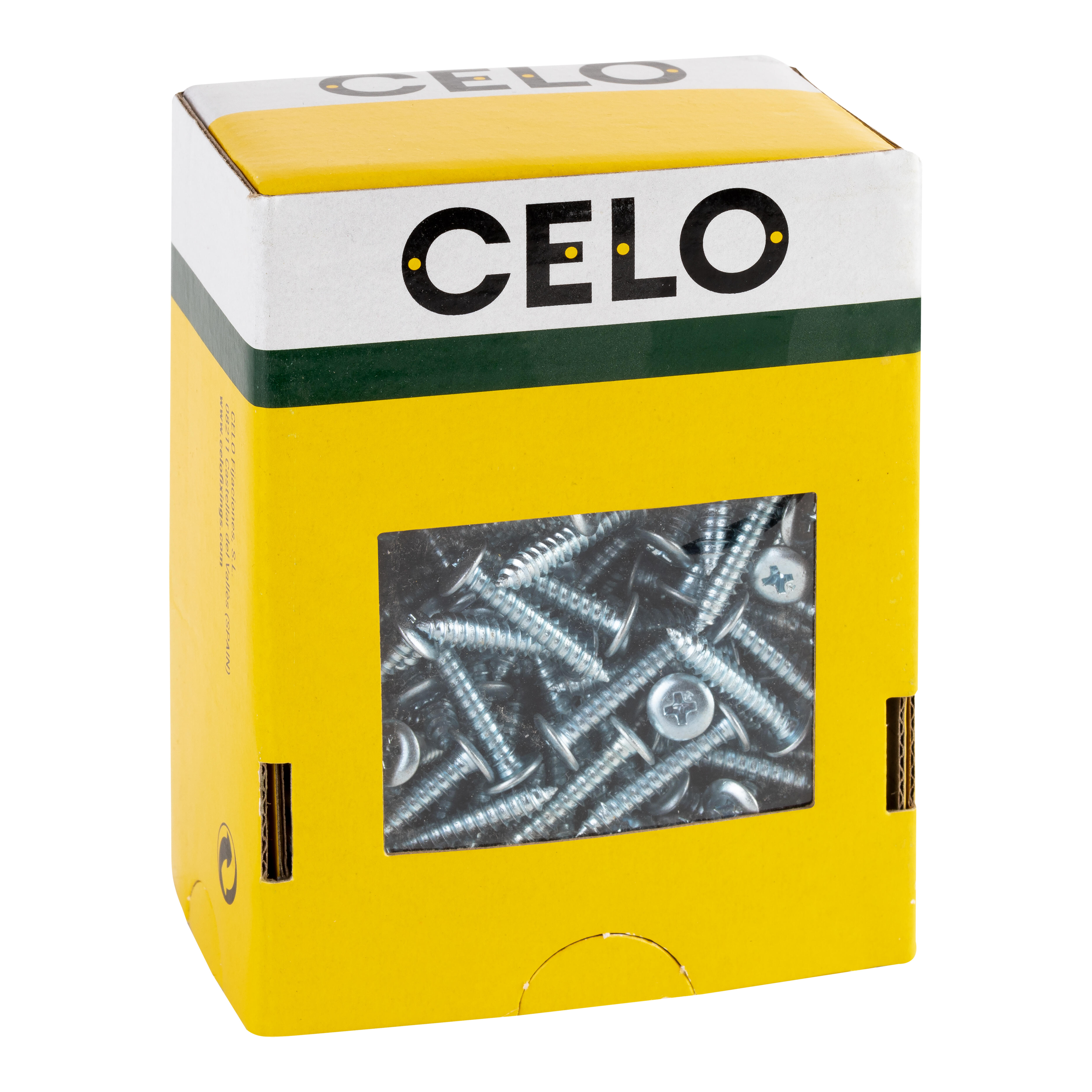 TORNILLOS ROSCA CHAPA PARA METAL CINCADOS 4,8X25MM. 250UDS - 3