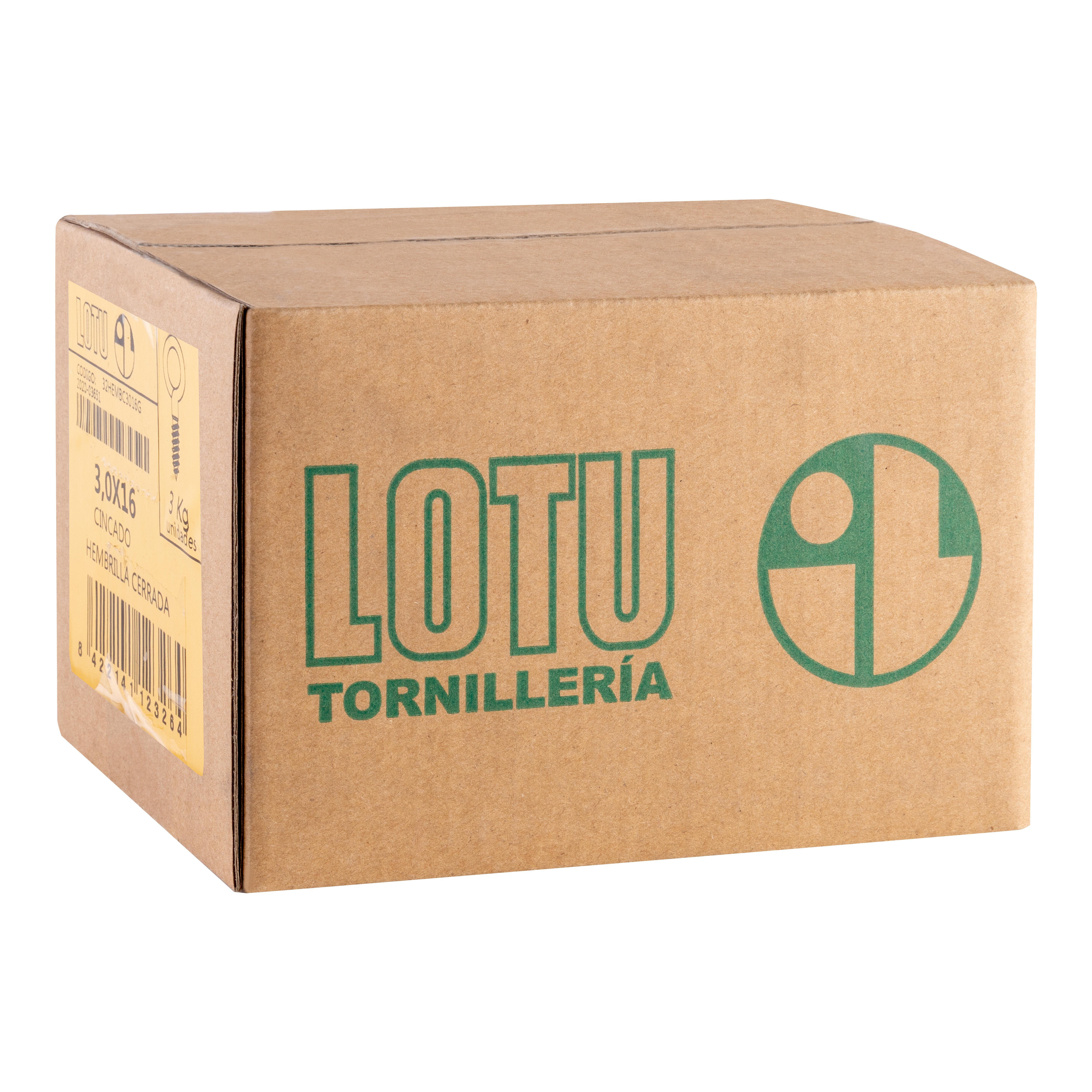 HEMBRILLA CERRADA ACERO CINCADO 3 X 16  MM. 3 KG - 2