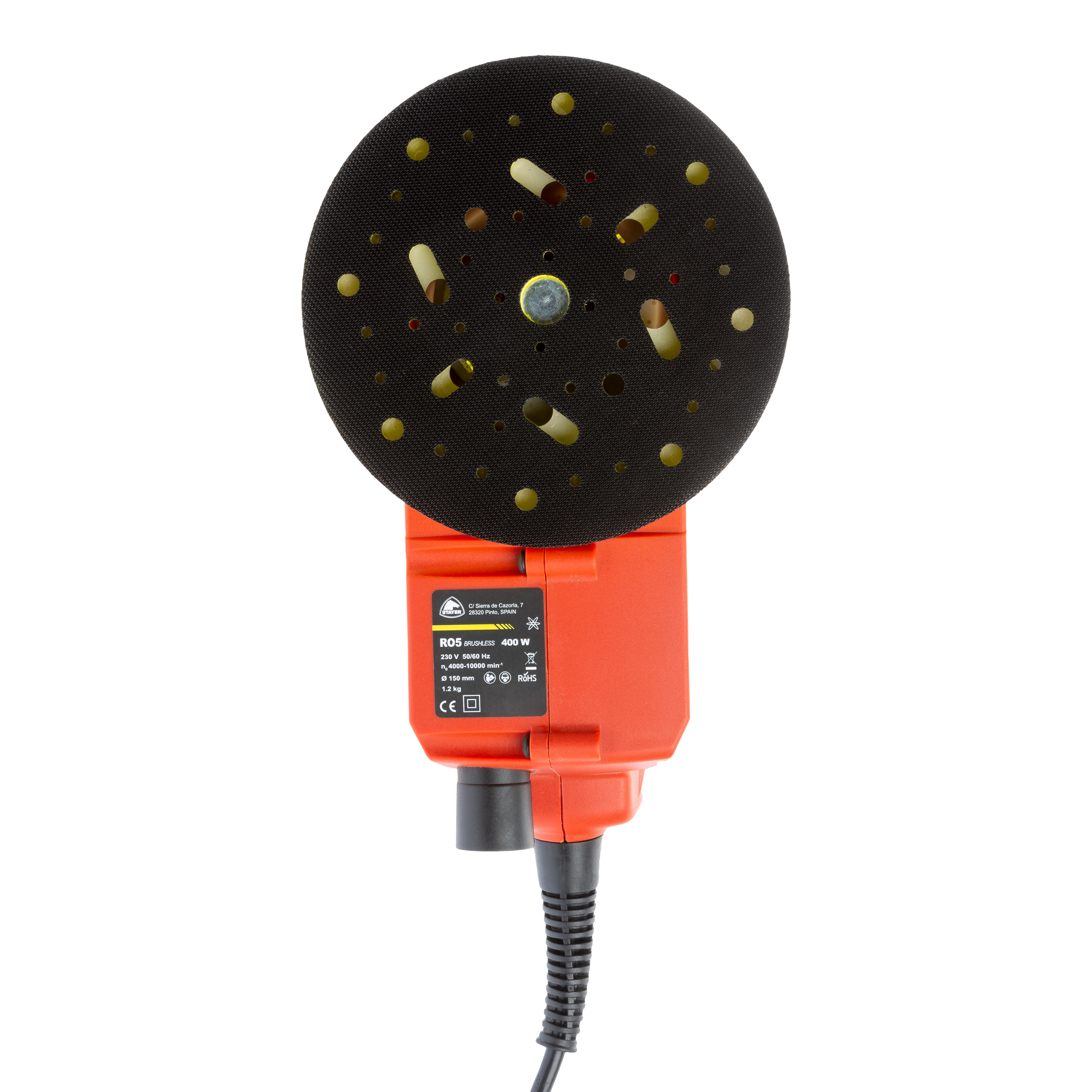 LIJADORA EXCENTRICA 400W STAYER RO 5 BRUSHLESS - 3