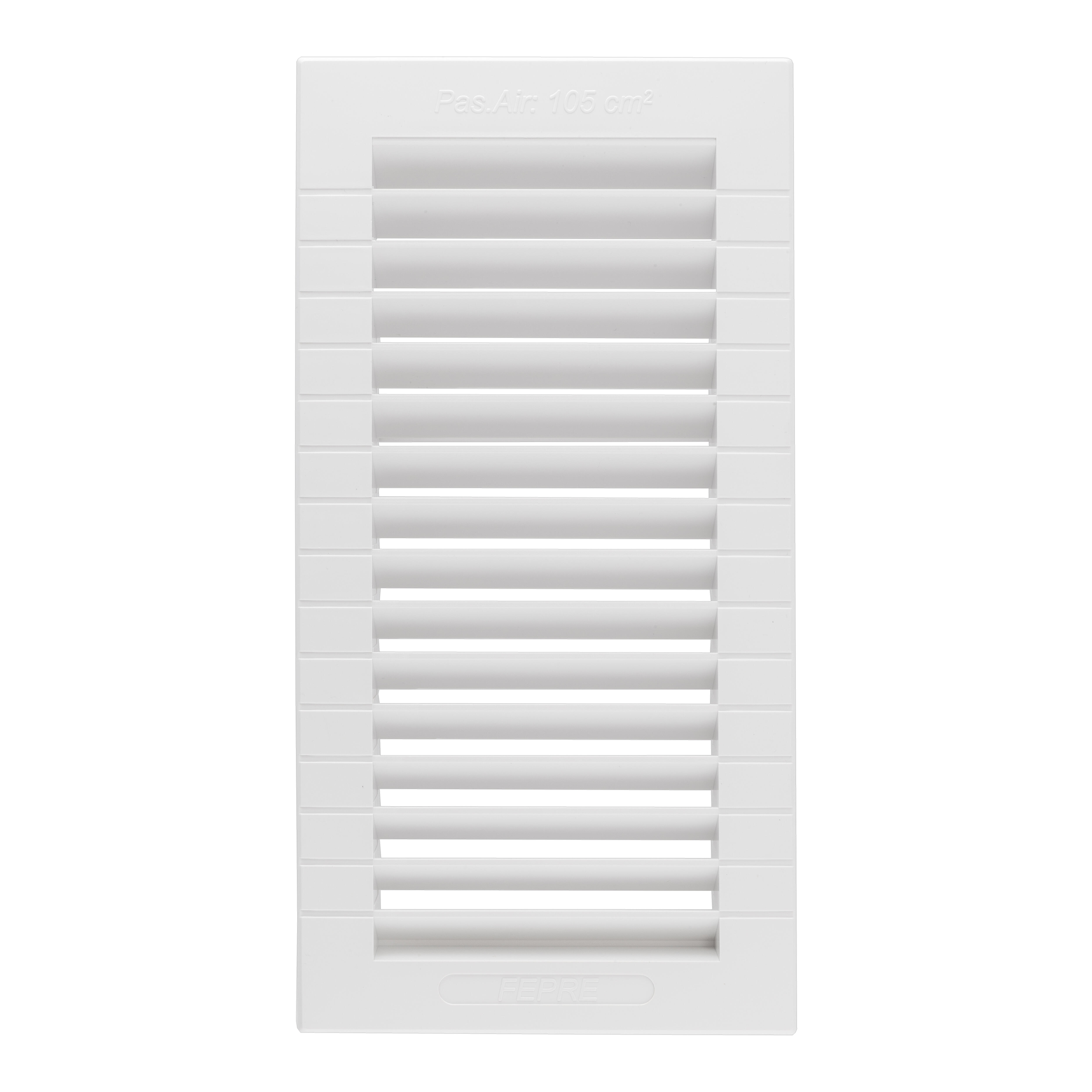 REJILLA DE VENTILACION EMPOTRABLE PLASTICO 13.3 X 26 CM - 2