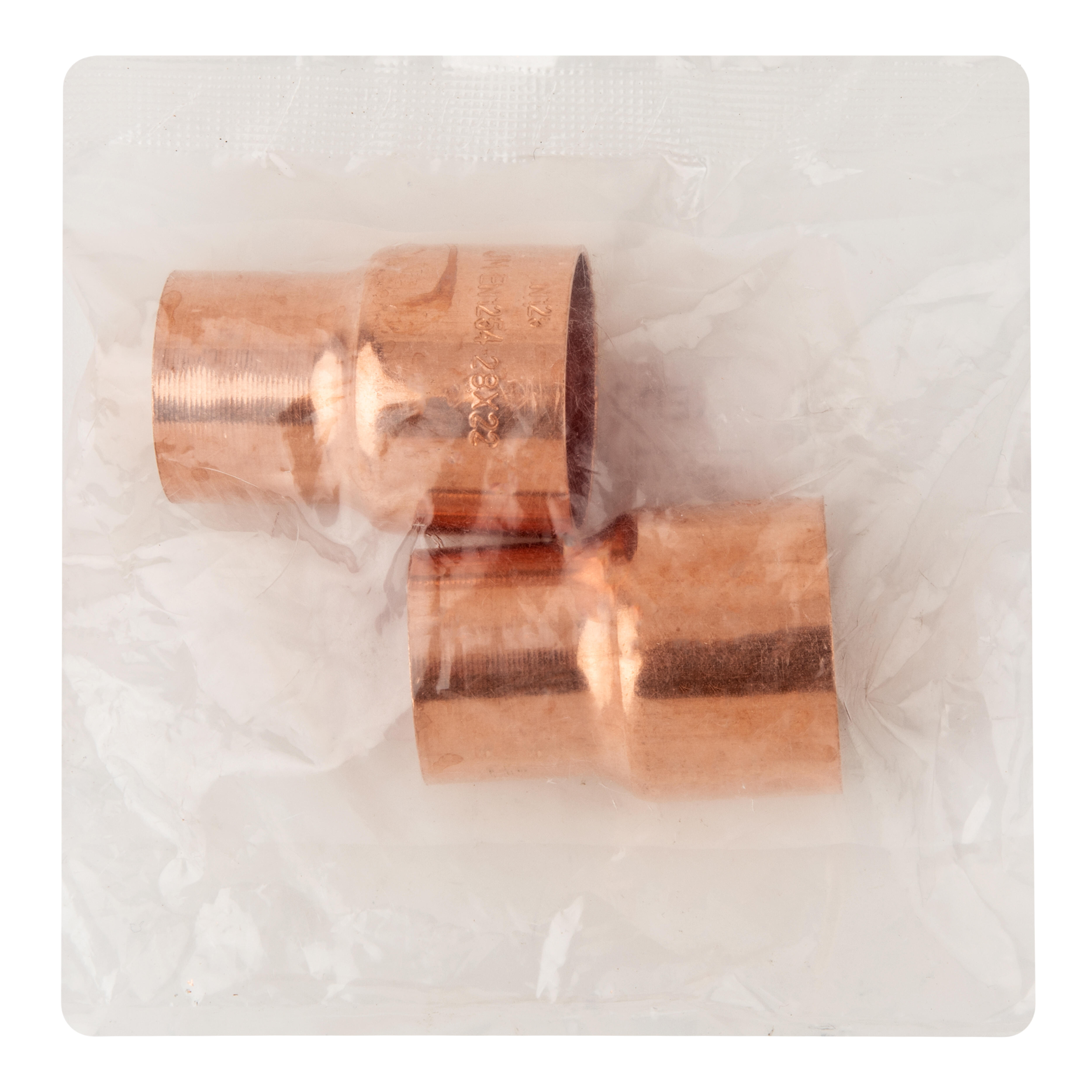 MANGUITO REDUCIDO Ø28-22MM COBRE HEMBRA - 2