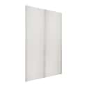 KIT PUERTAS DE ARMARIO CORREDERAS 235 X 60 CM 2 UNIDADES + GUIAS - 4
