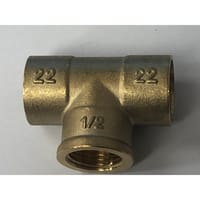 TE LATÓN 22MMX1/2